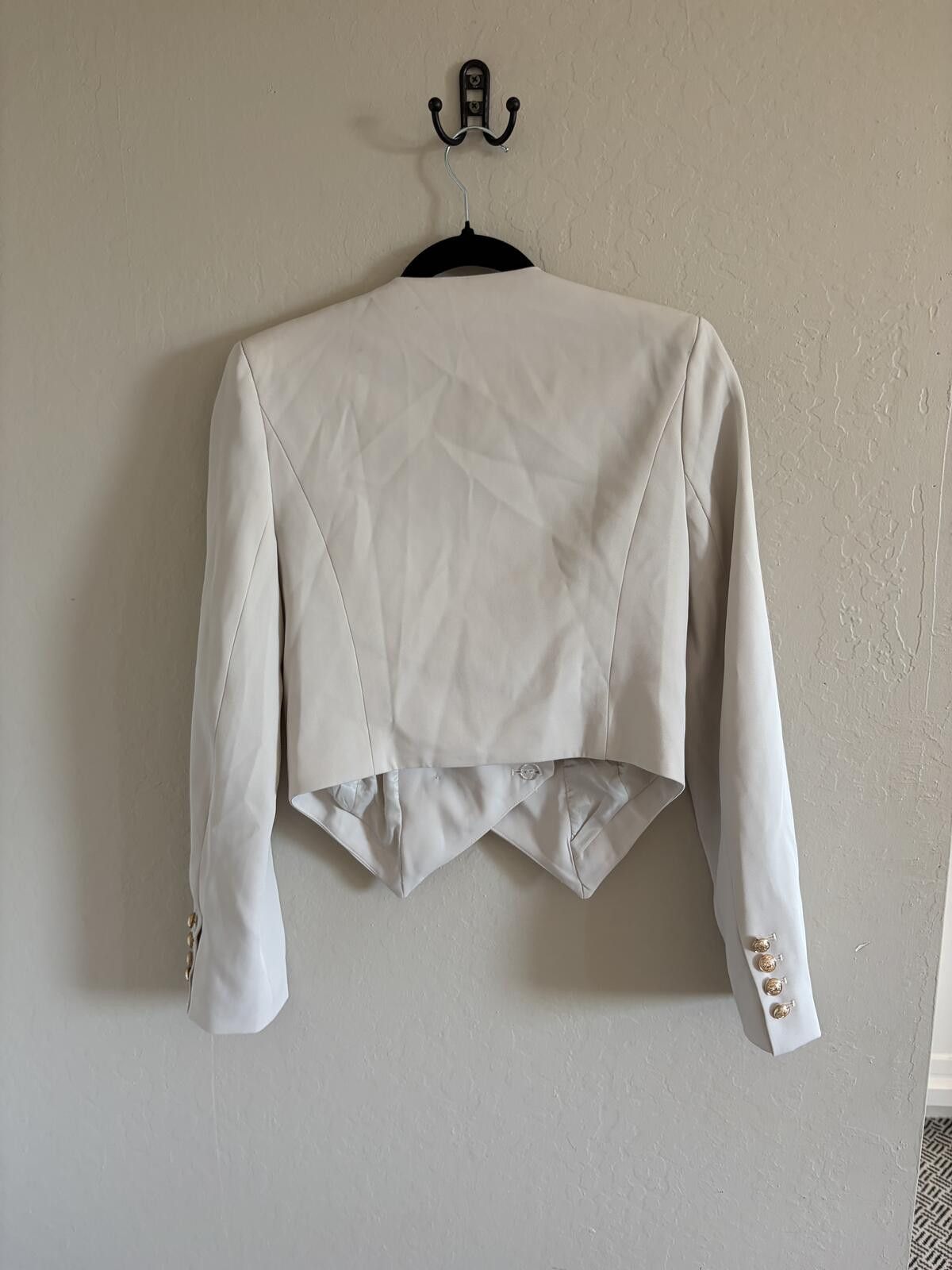Other Grey Lap Cropoed Blazer Size XS / US 0-2 / IT 36-38 - 6 Thumbnail