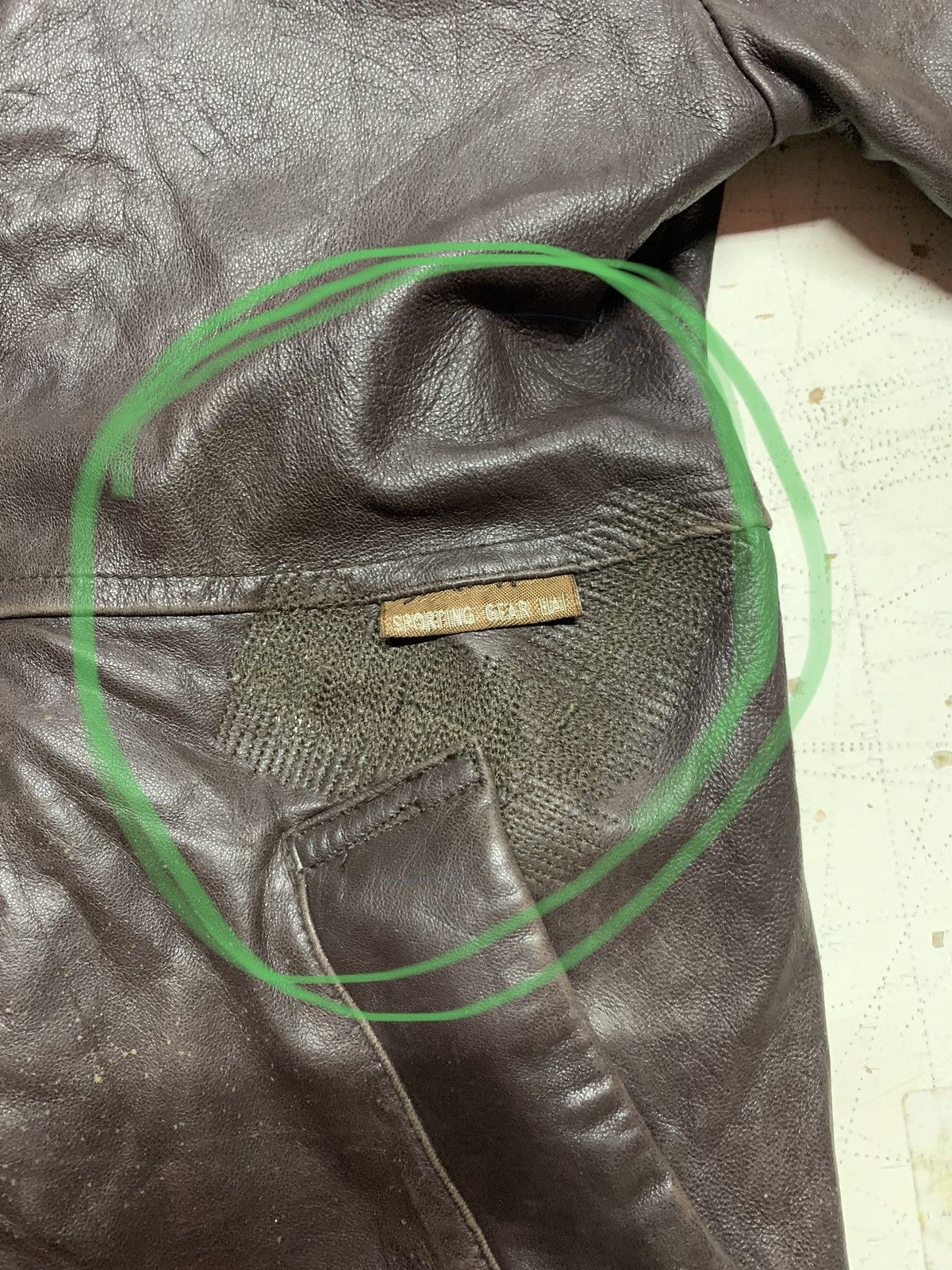 Hai Sporting Gear Vintage 80s brown real leather jacket Size S / US 4 / IT 40 - 20 Thumbnail