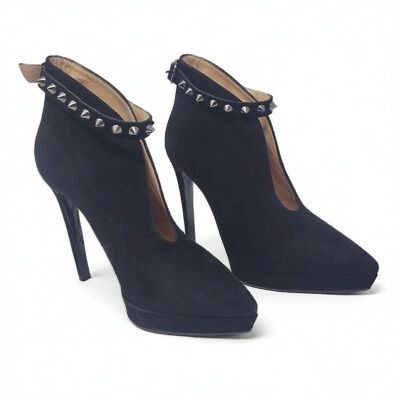 Other Platform Ankle Boots Studded Stiletto Heel Pointed Toe Sz Size US 6.5 / IT 36.5 - 1 Thumbnail