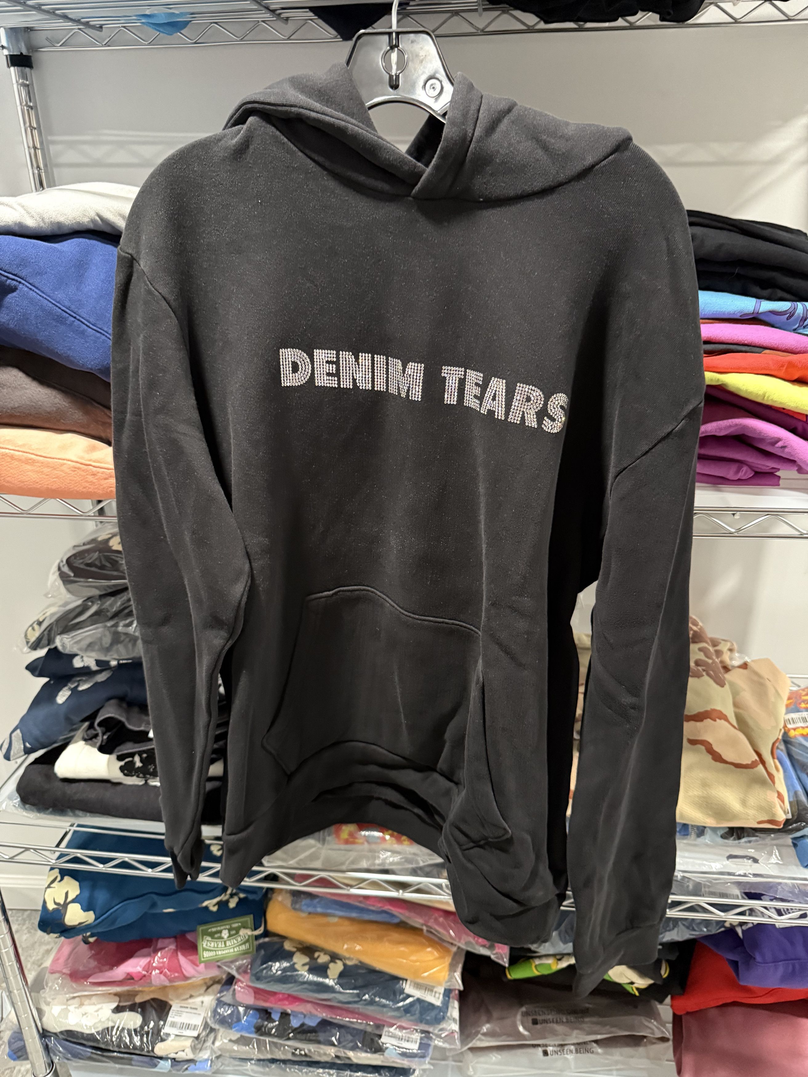 DENIM TEARS Denim Tears Swarovski Hoodie Size US L / EU 52-54 / 3 - 1 Thumbnail