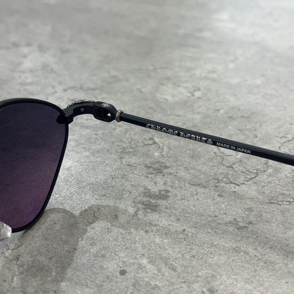 Chrome Hearts Chrome Hearts DIAMOND DOG Black Sunglasses Size ONE SIZE - 6 Thumbnail