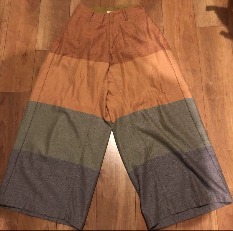Kapital Kapital Size0 Colorful stitching straight trousers Size US 27 - 1 Thumbnail