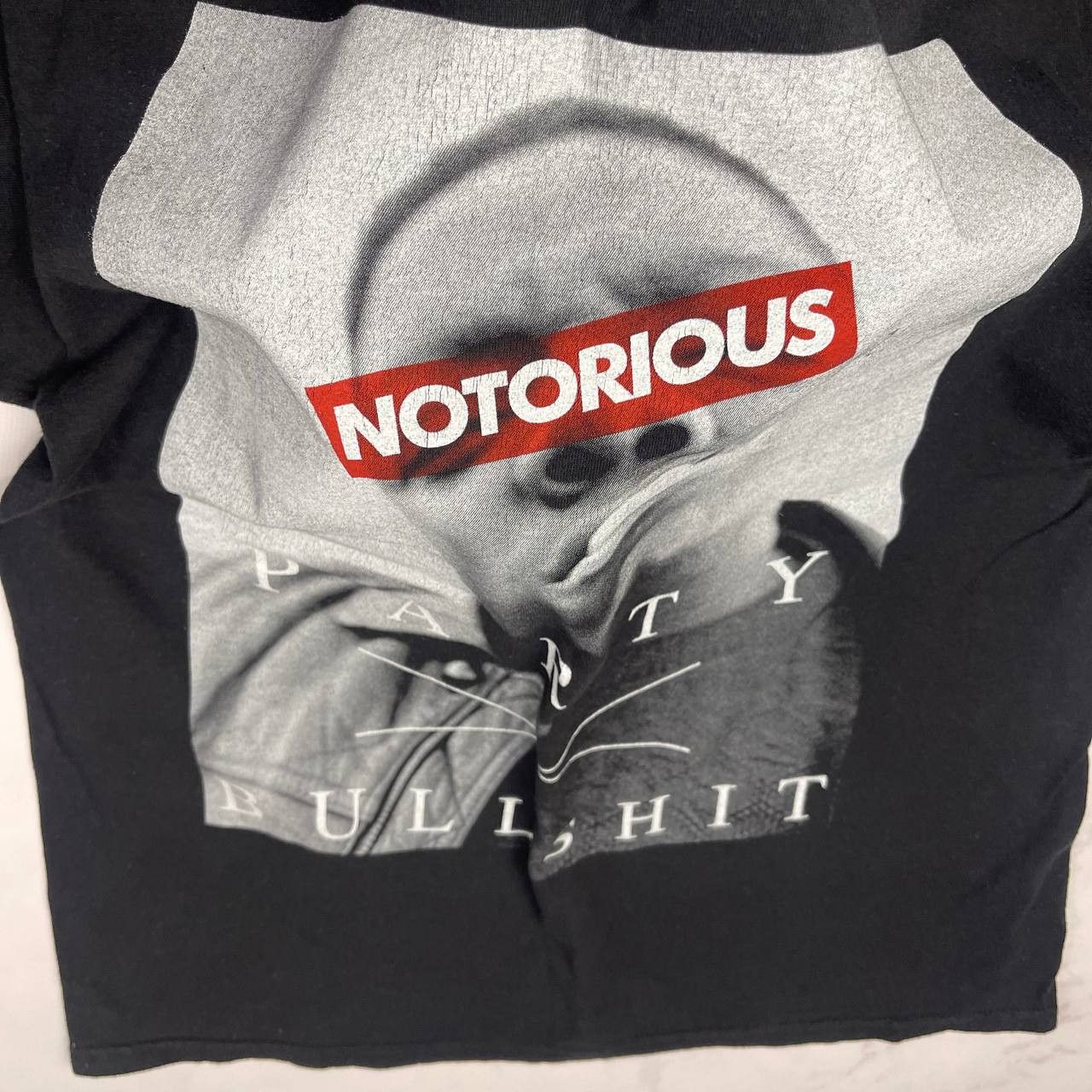 Vintage Vintage Notorious BIG Shirt Party And Bullsh Black Size M Size US M / EU 48-50 / 2 - 7 Thumbnail