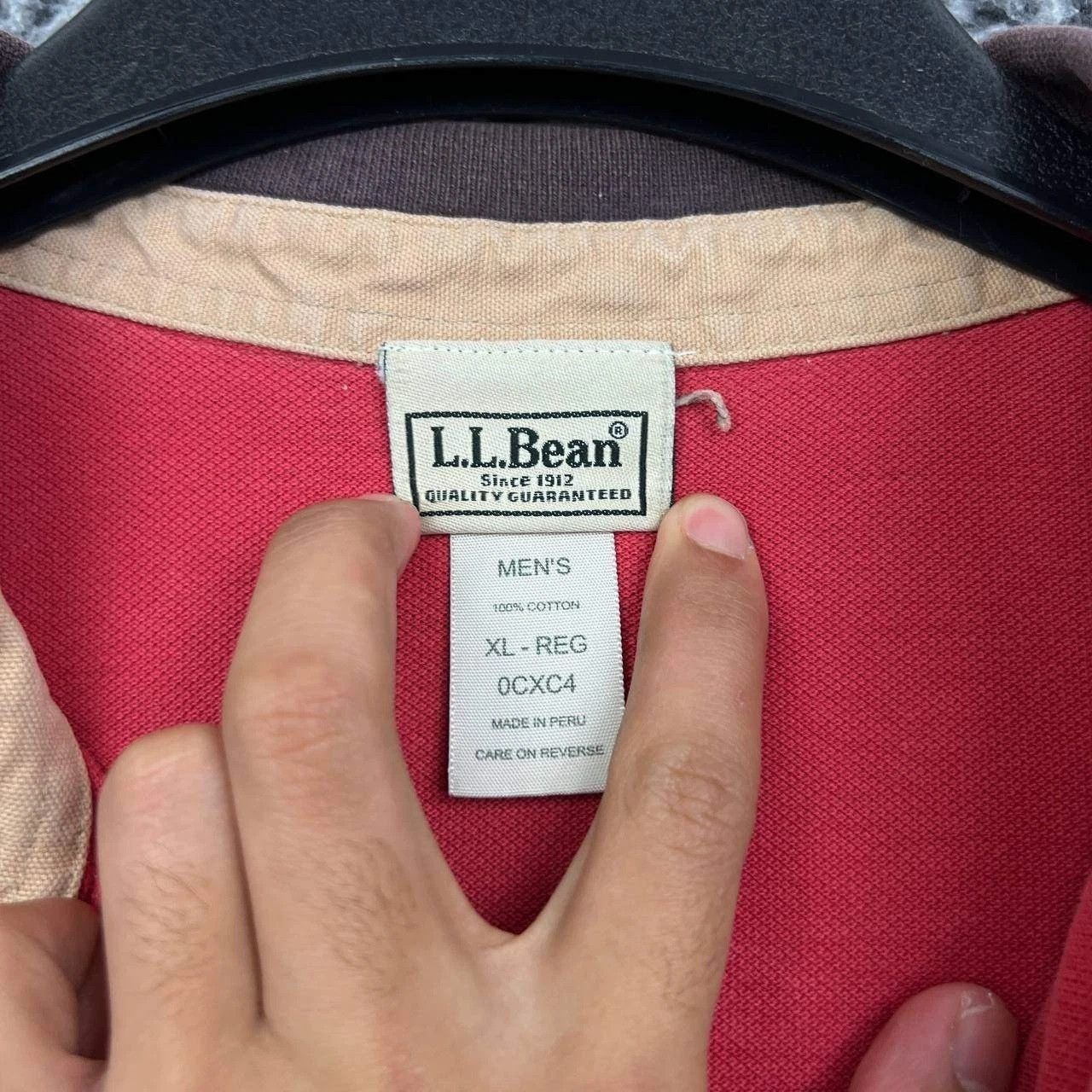 L.L. Bean L.L Bean Polo Shirt Men Red Short Sleeve Collared Cotton XL Size US XL / EU 56 / 4 - 4 Thumbnail