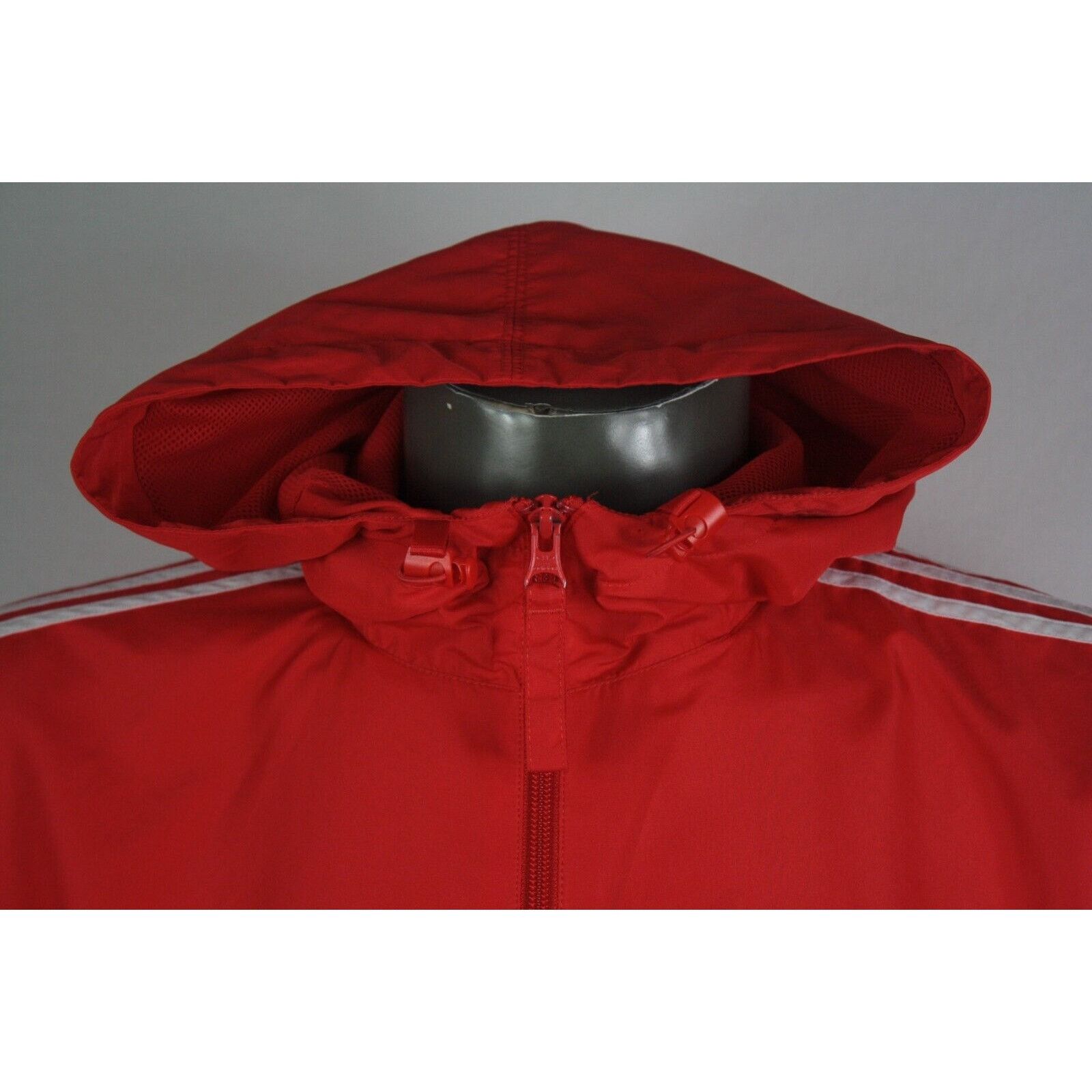 Adidas Adidas Trefoil Logo Spell Out Colorblock Hooded Windbreaker Size US L / EU 52-54 / 3 - 3 Thumbnail