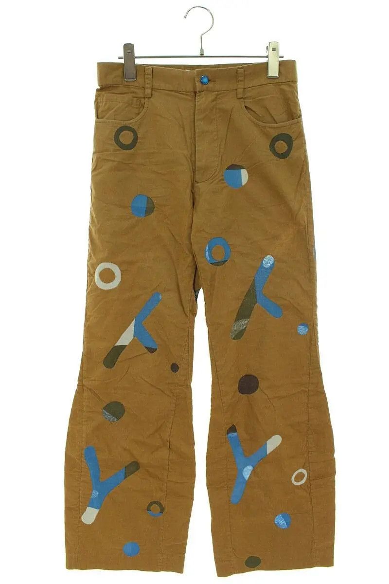 image of Archival Clothing x Issey Miyake Ss'97 Runway Issey Miyake Flare Pants in Brown, Men's (Size 29)