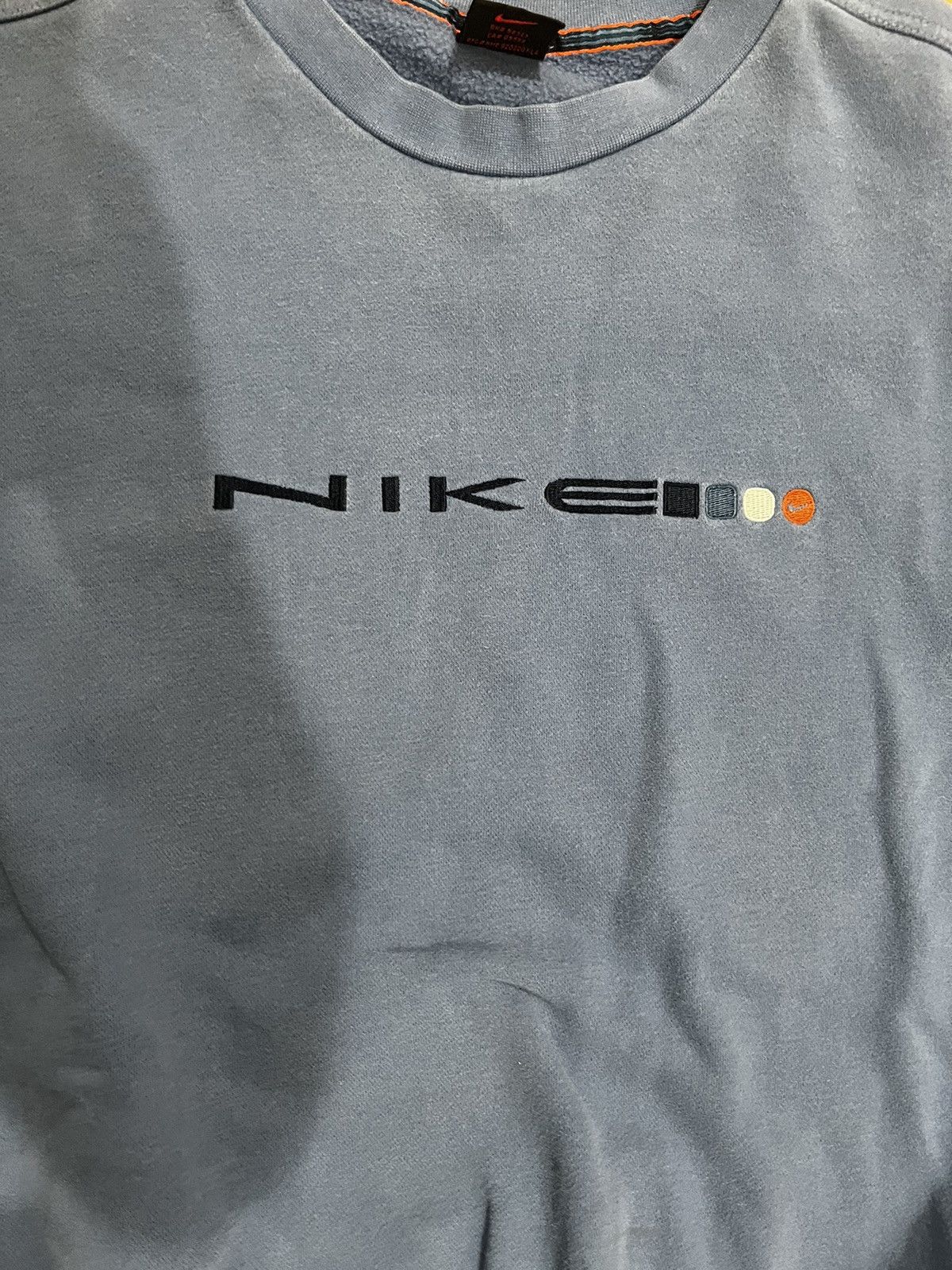 Nike Vintage Y2K Crewneck Blue Sweatshirt Size XL