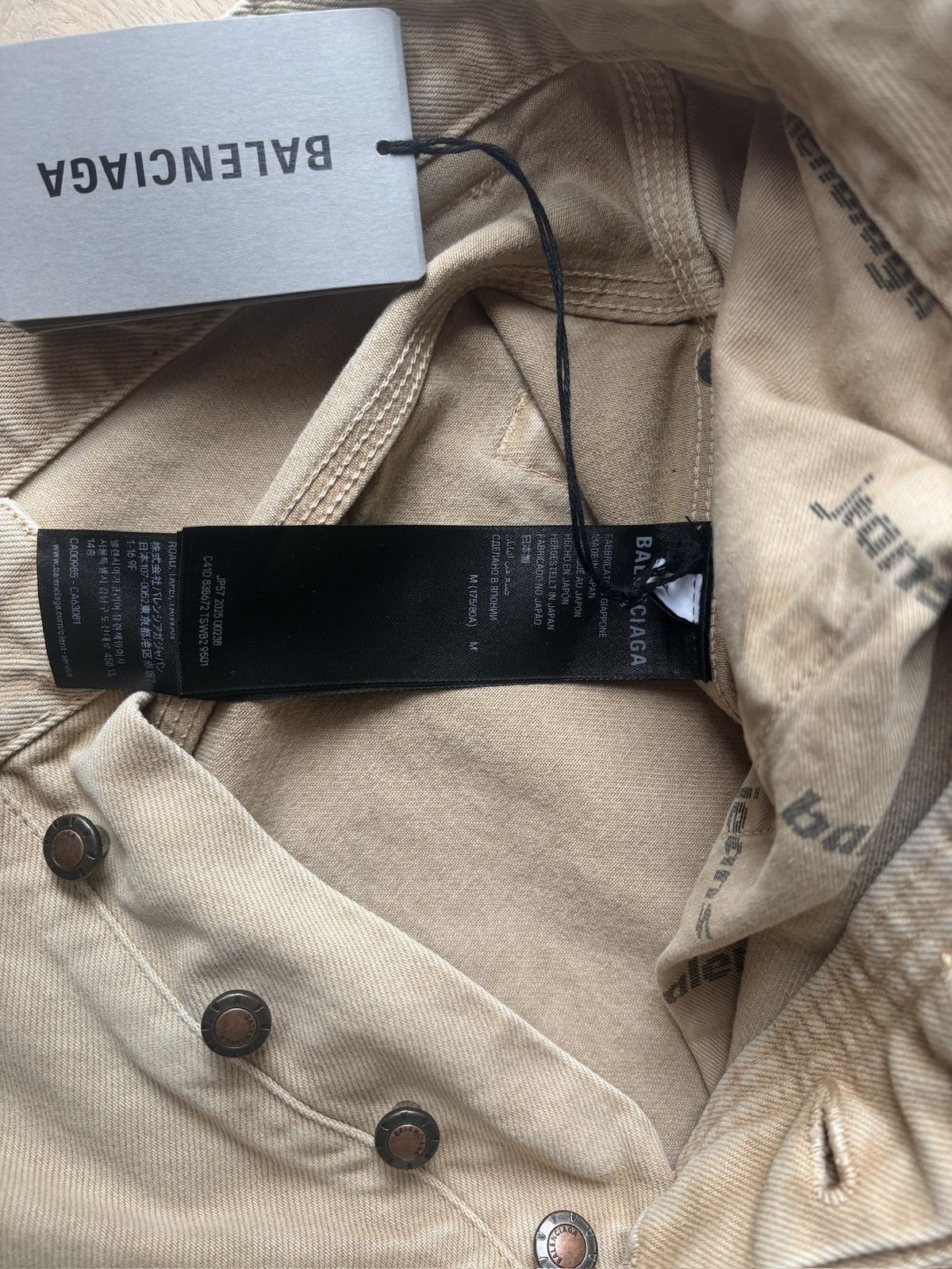 Balenciaga Balenciaga 25FW Destressed Double Knee Carpenter Pants Size US 32 / EU 48 - 11 Thumbnail