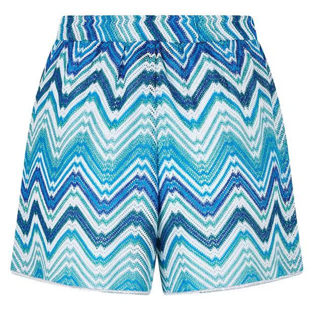 Missoni o1g2r1mq1124 Chevron Cover Up Shorts in Multicolor Size 28" / US 6 / IT 42 - 2 Thumbnail