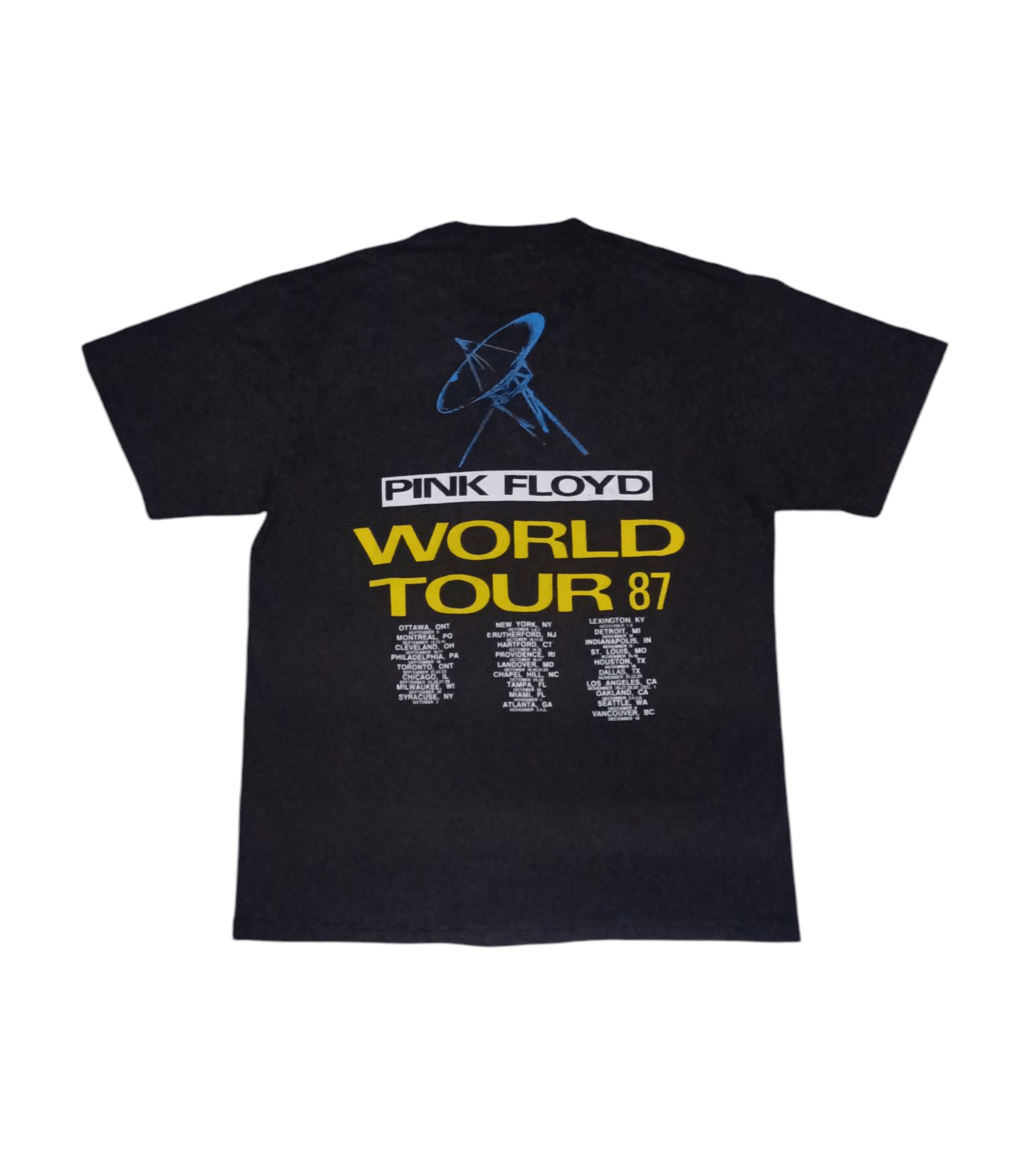Band Tees × Pink Floyd × Vintage PINK FLOYD x WORLD TOUR 80s x BAND TEES x VINTAGE Size US L / EU 52-54 / 3 - 1 Thumbnail
