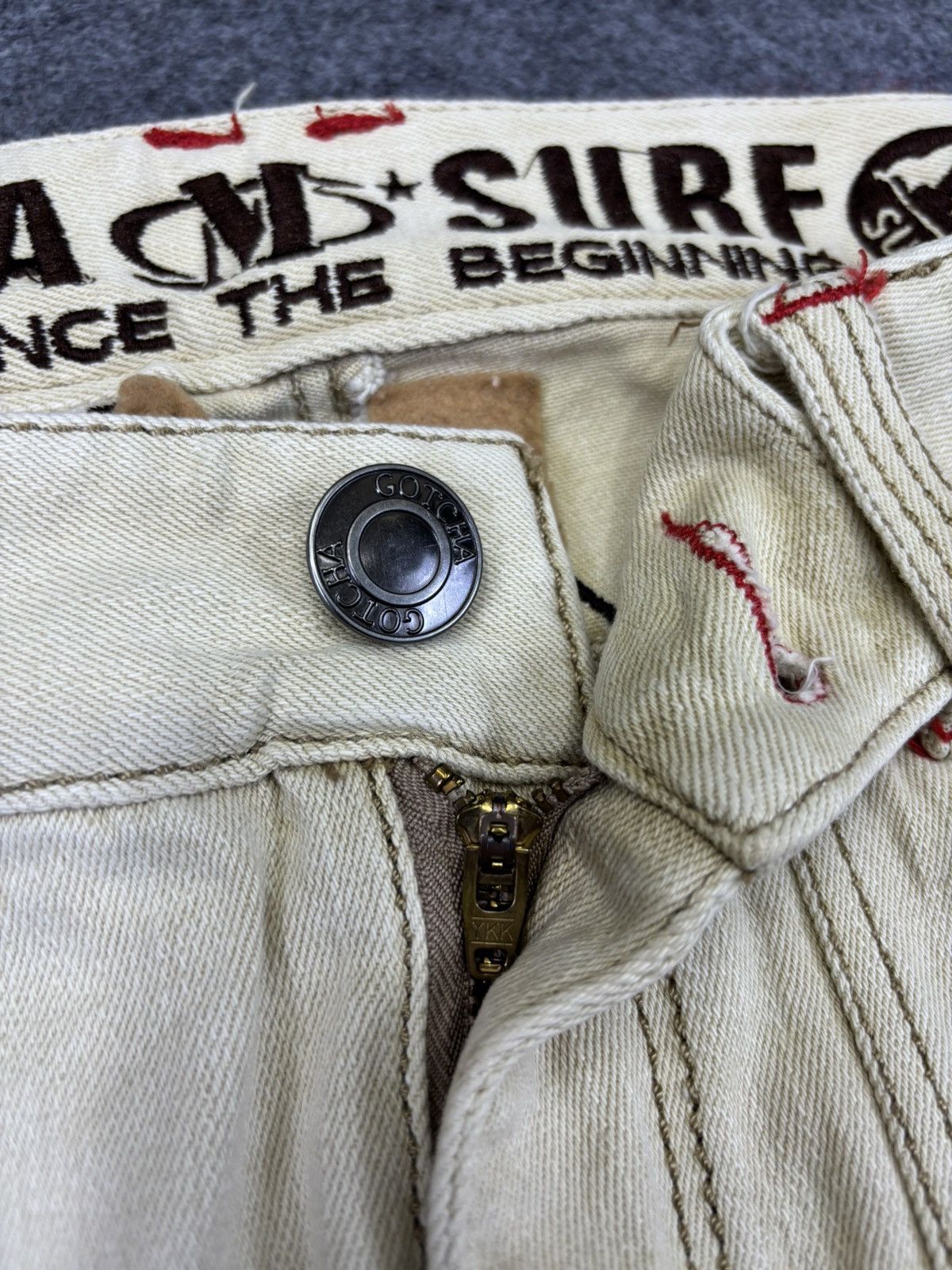 Gotcha 💥Vintage💥 Surf Style Gotcha Stretchable Cargo Pant F697 Size US 31 - 13 Thumbnail
