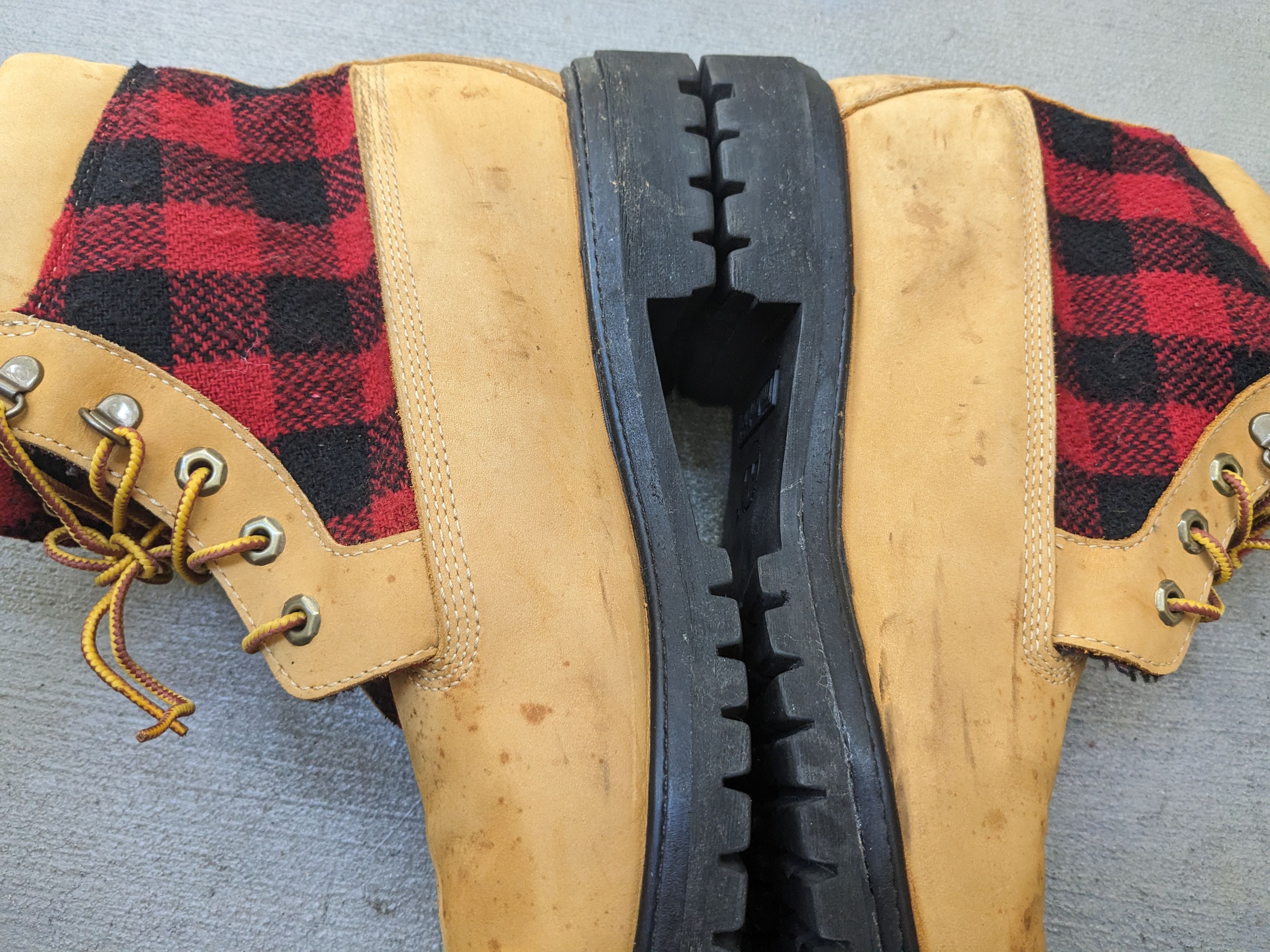 Timberland Timberland Boots 12 Tan Wheat Buffalo Plaid Size US 12 / EU 45 - 13 Thumbnail