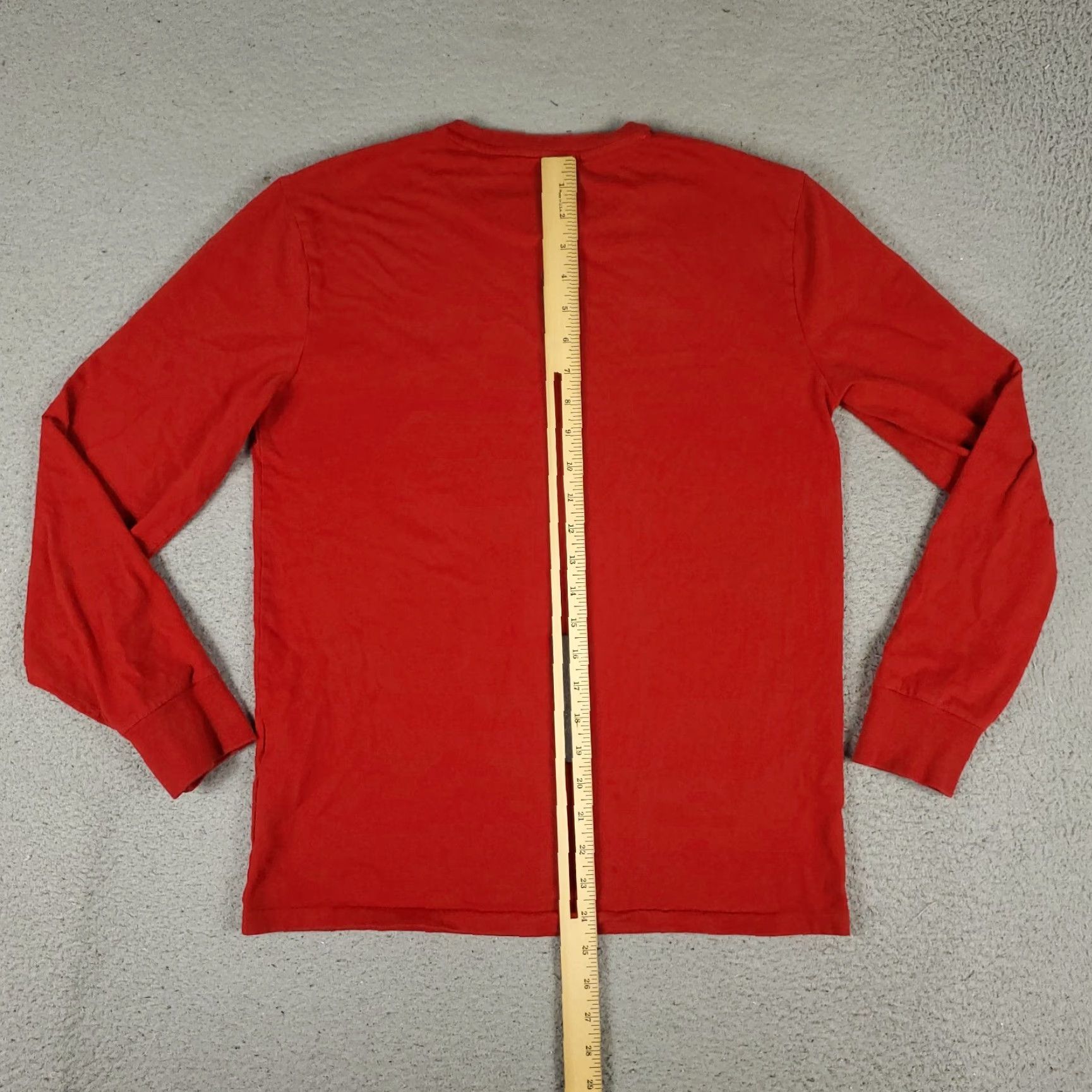 Ralph Lauren Ralph Lauren Polo Shirt Mens Small Red Pony Long Sleeve Crew Neck Cotton Size US S / EU 44-46 / 1 - 7 Thumbnail