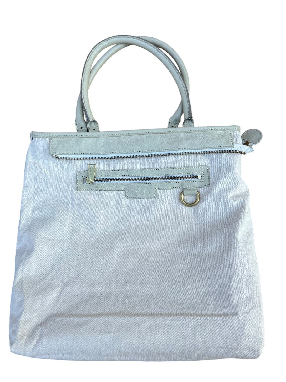 Leather F. Clio Milano Patina Leather Tote Bag Size ONE SIZE - 22 Thumbnail