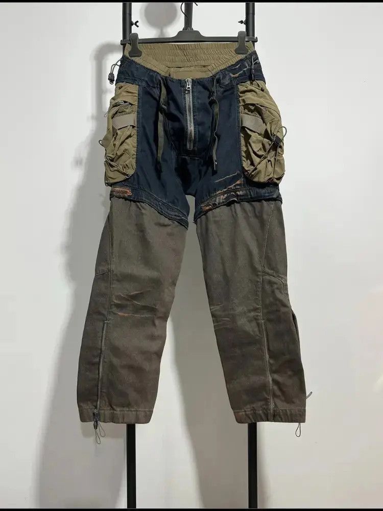 Hamcus HAMCUS Distressed Cargo Denim-2507 Size US 32 / EU 48 - 4 Thumbnail