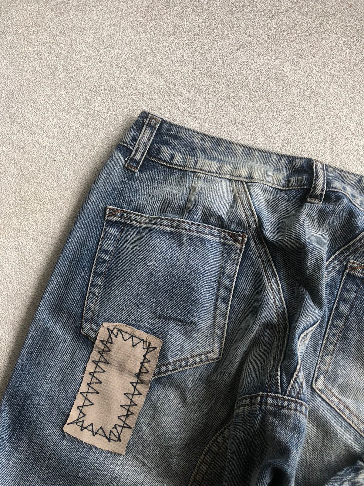 Japanese Brand FDMTL Elf sack patchwork denim Size US 31 - 9 Thumbnail