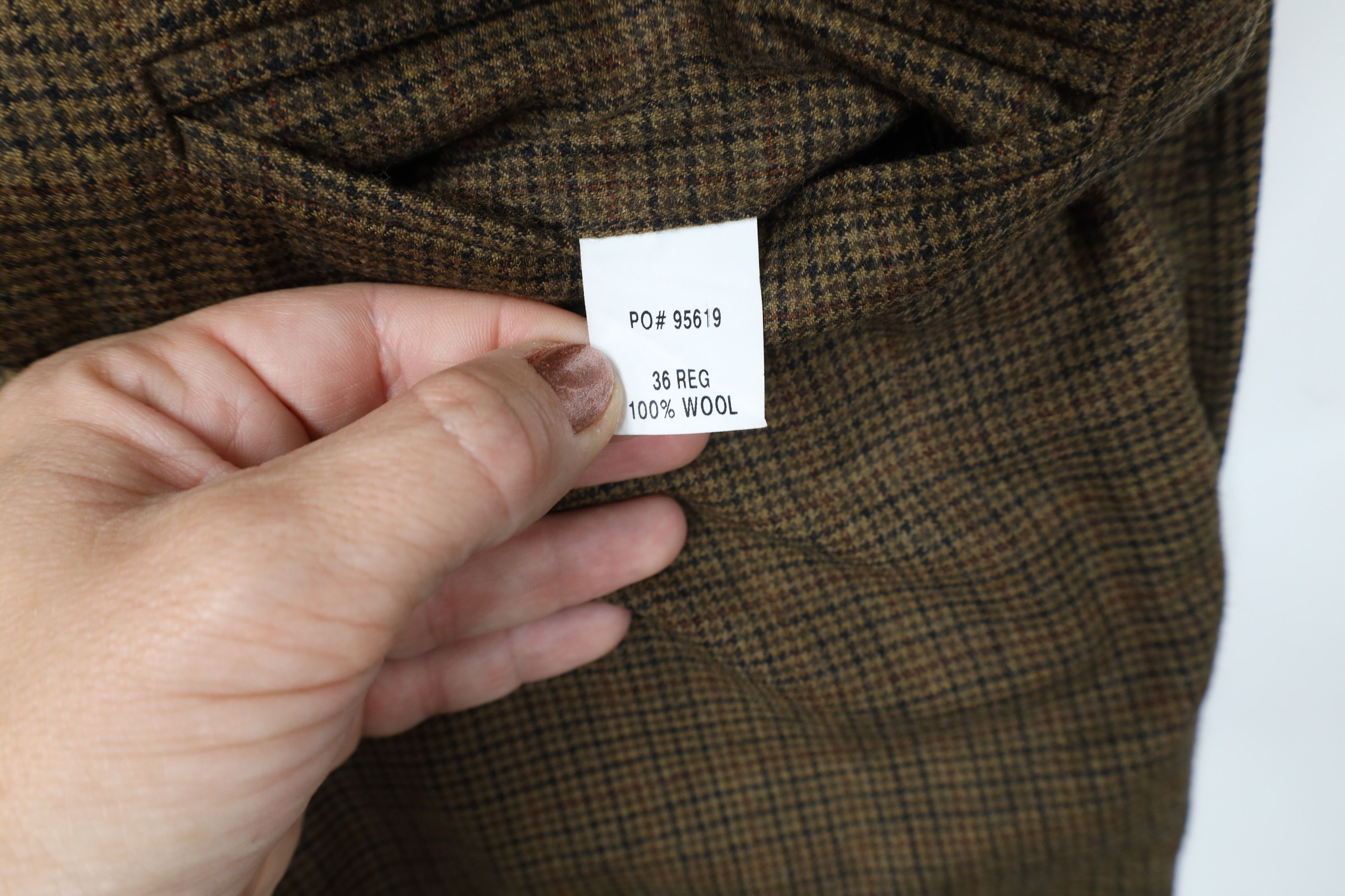 Vintage Vintage 90s Streetwear Plaid Wide Leg Chino Pants Size US 36 / EU 52 - 7 Thumbnail