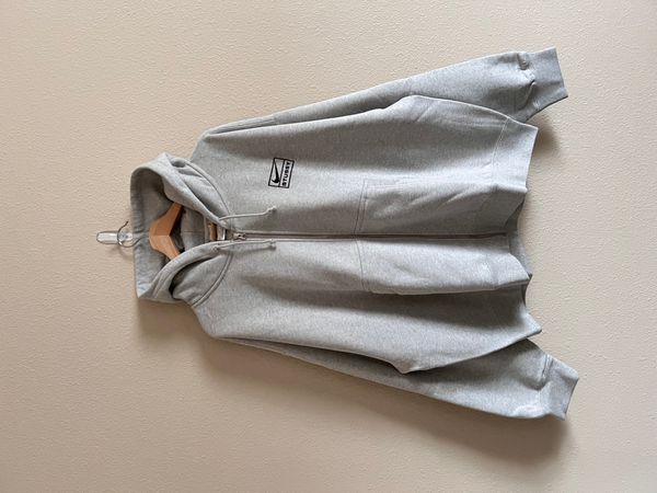 Nike Stussy Nike Fleece Zip Hoodie in Gray | Grailed