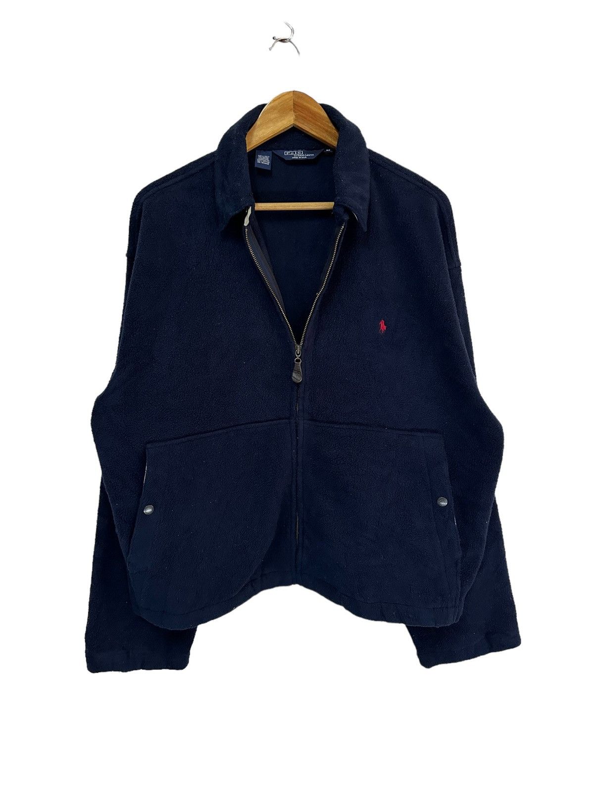 Vintage Vintage Polo Ralph Lauren Wool Jacket Zipper Usa Size US M / EU 48-50 / 2 - 2 Thumbnail