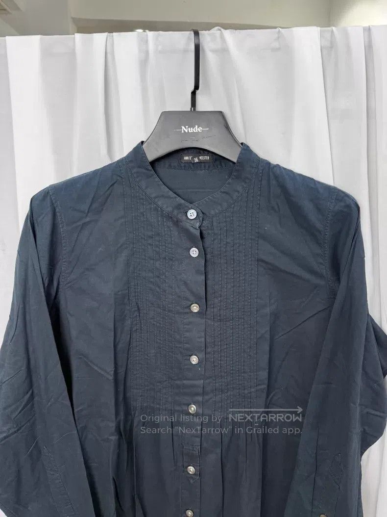 Ann Demeulemeester Ann Demeulemeester Crisp pleated blouse with structured si Size XXS / US 00 / IT 34 - 3 Thumbnail