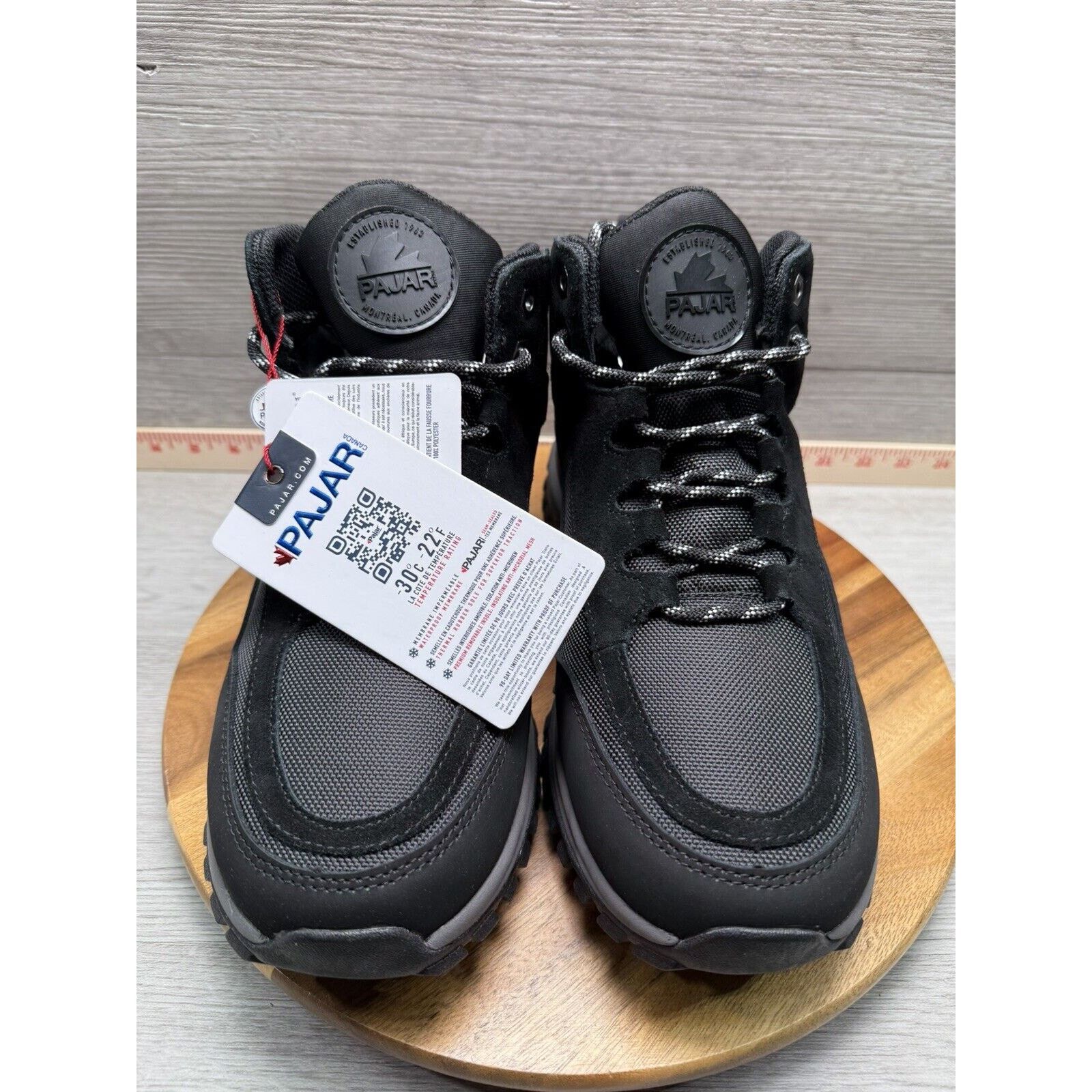 Pajar PAJAR Men's Fireburst Front Lace Black Nubuck Boots.Mens 11 Size US 11 / EU 44 - 5 Thumbnail