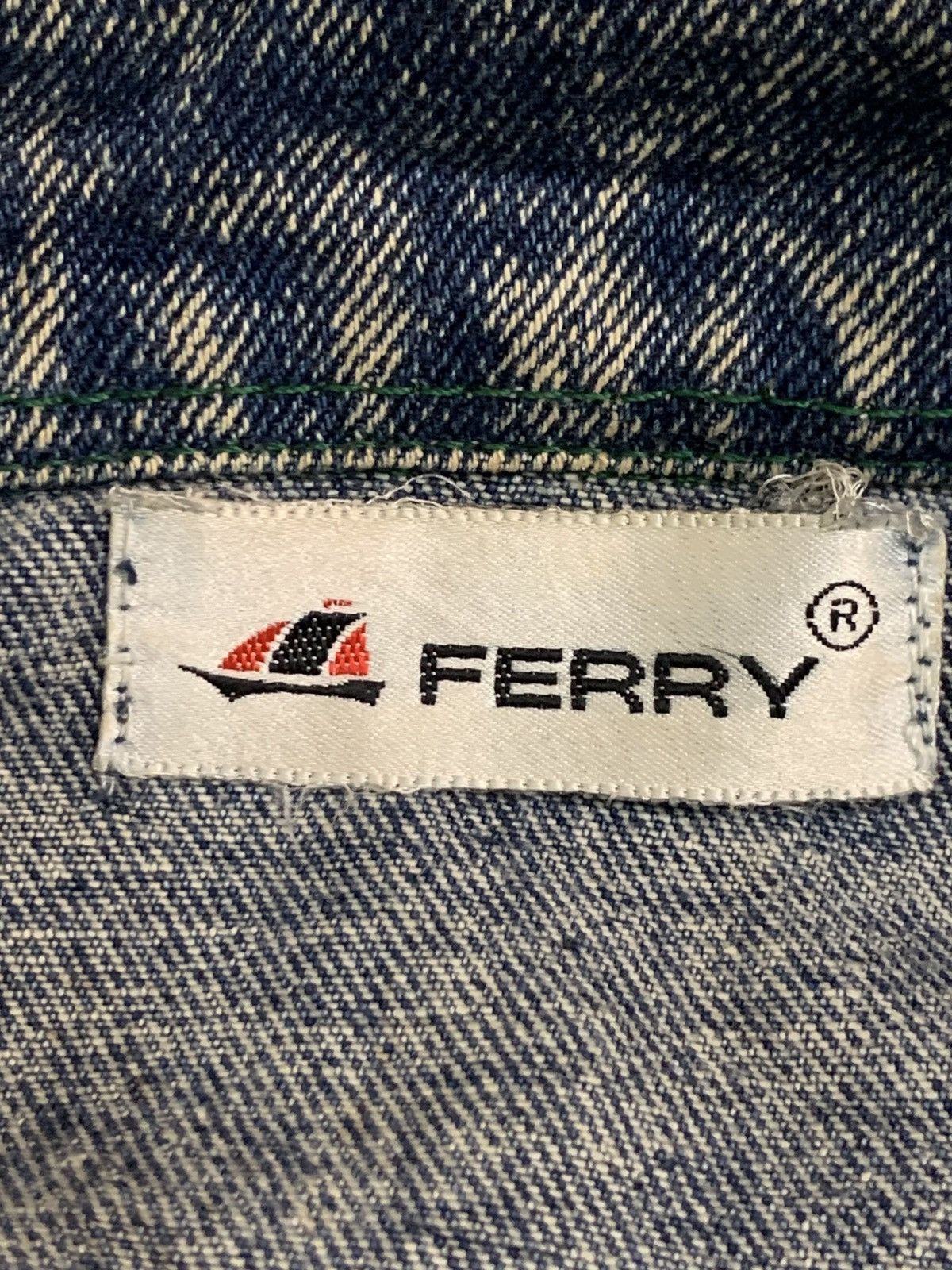 Japanese Brand Rare Design Vintage Ferry Denim Jackets Size US M / EU 48-50 / 2 - 4 Thumbnail