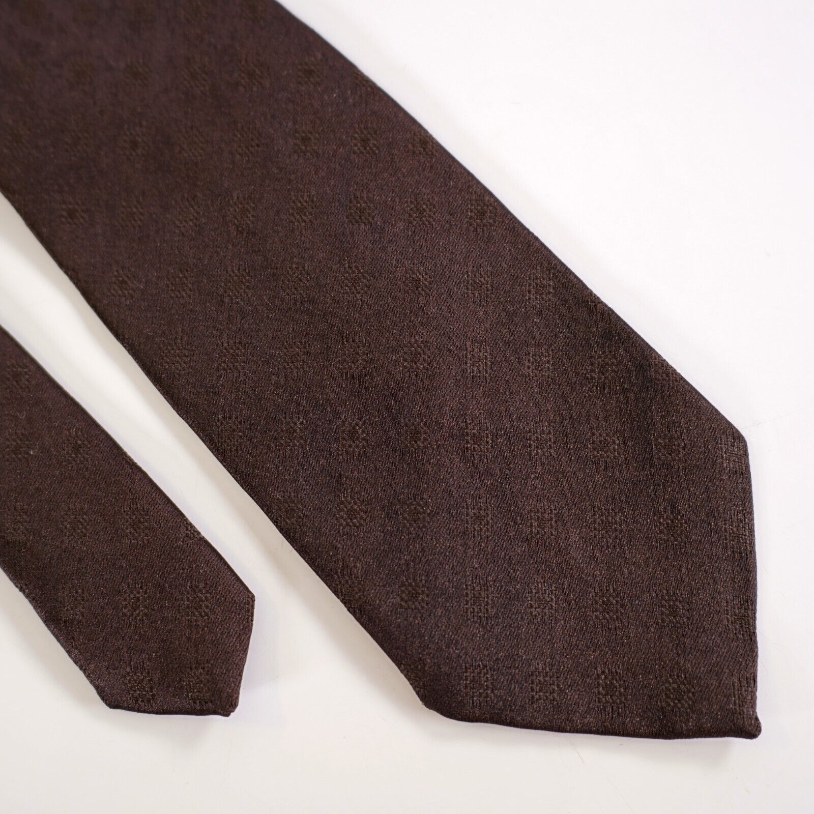 Other Wembley Leatherbacks Satins Brown Woven Polyester Tie Size ONE SIZE - 1 Thumbnail