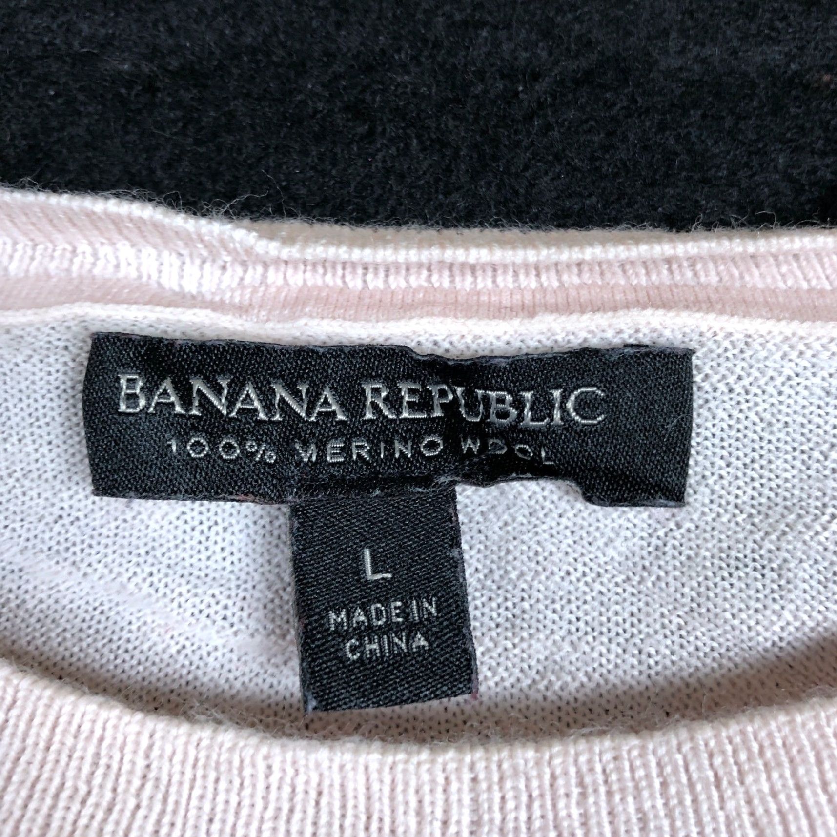Banana Republic Banana Republic Women Sweater Crew Neck 100% Merino Wool Long Sleeve L Pink Pullover Knit Workwear Casual Women's Clothes Size L / US 10 / IT 46 - 6 Thumbnail