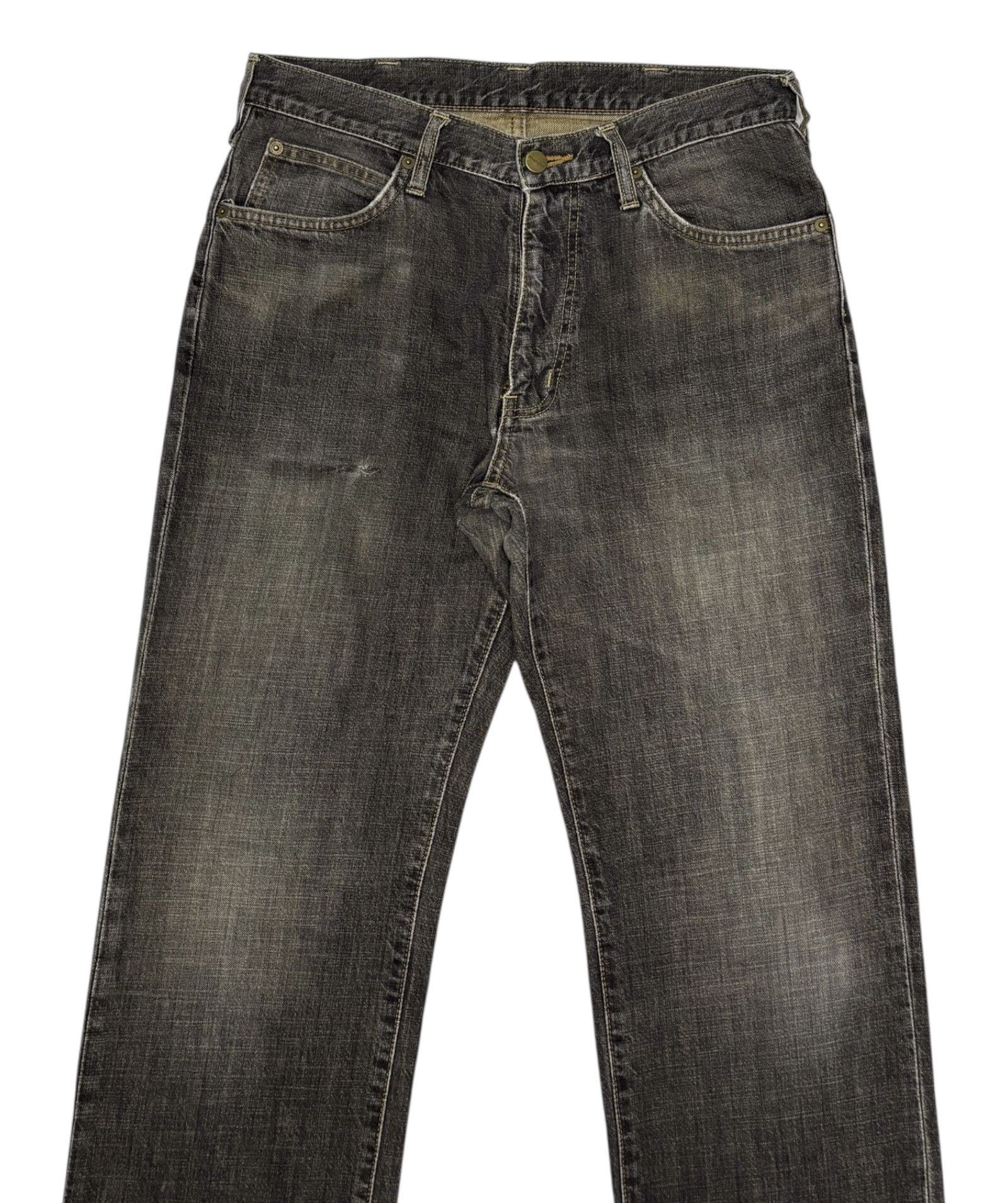 If Six Was Nine Vintage Wrangler Faded Black Loose Fit Jean Size US 32 / EU 48 - 5 Thumbnail