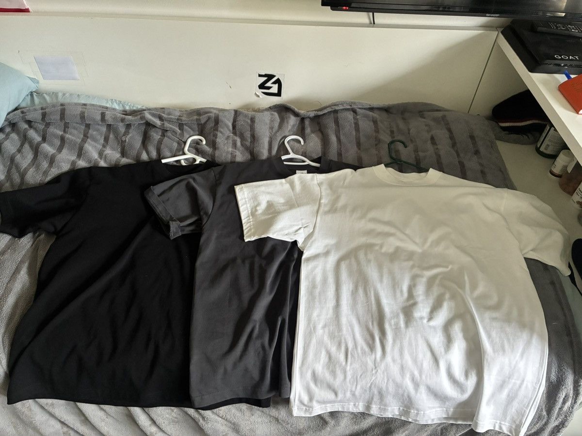 Other 3 Piece Black Grey White Oversized Short Sleeve Tees Size US M / EU 48-50 / 2 - 1 Thumbnail