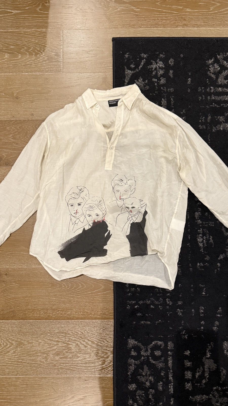 Enfants Riches Deprimes **GRAIL** ERD BARRON TRUMP nosebleed silk button up Size US M / EU 48-50 / 2 - 1 Thumbnail