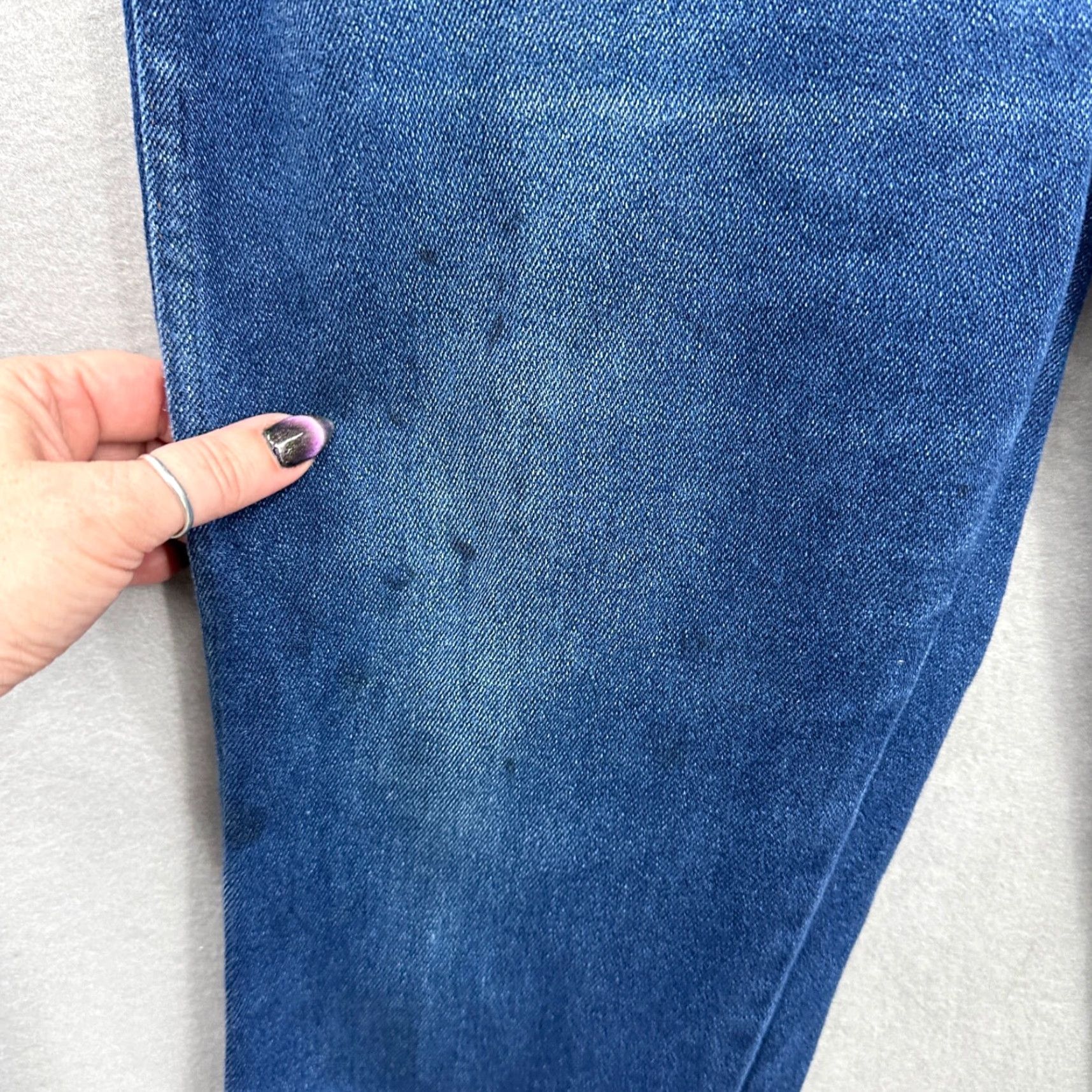 Wrangler VINTAGE Wrangler Jeans Men 33x34 Denim Western Embroidered Upcycle Wrangler Jeans 90s Cowboy USA Size US 33 - 5 Thumbnail