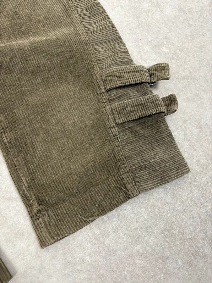 Dolce & Gabbana SS2002 Dolce & Gabbana Olive Green Cargo Utility Cordurroy Pants Size US 32 / EU 48 - 10 Thumbnail