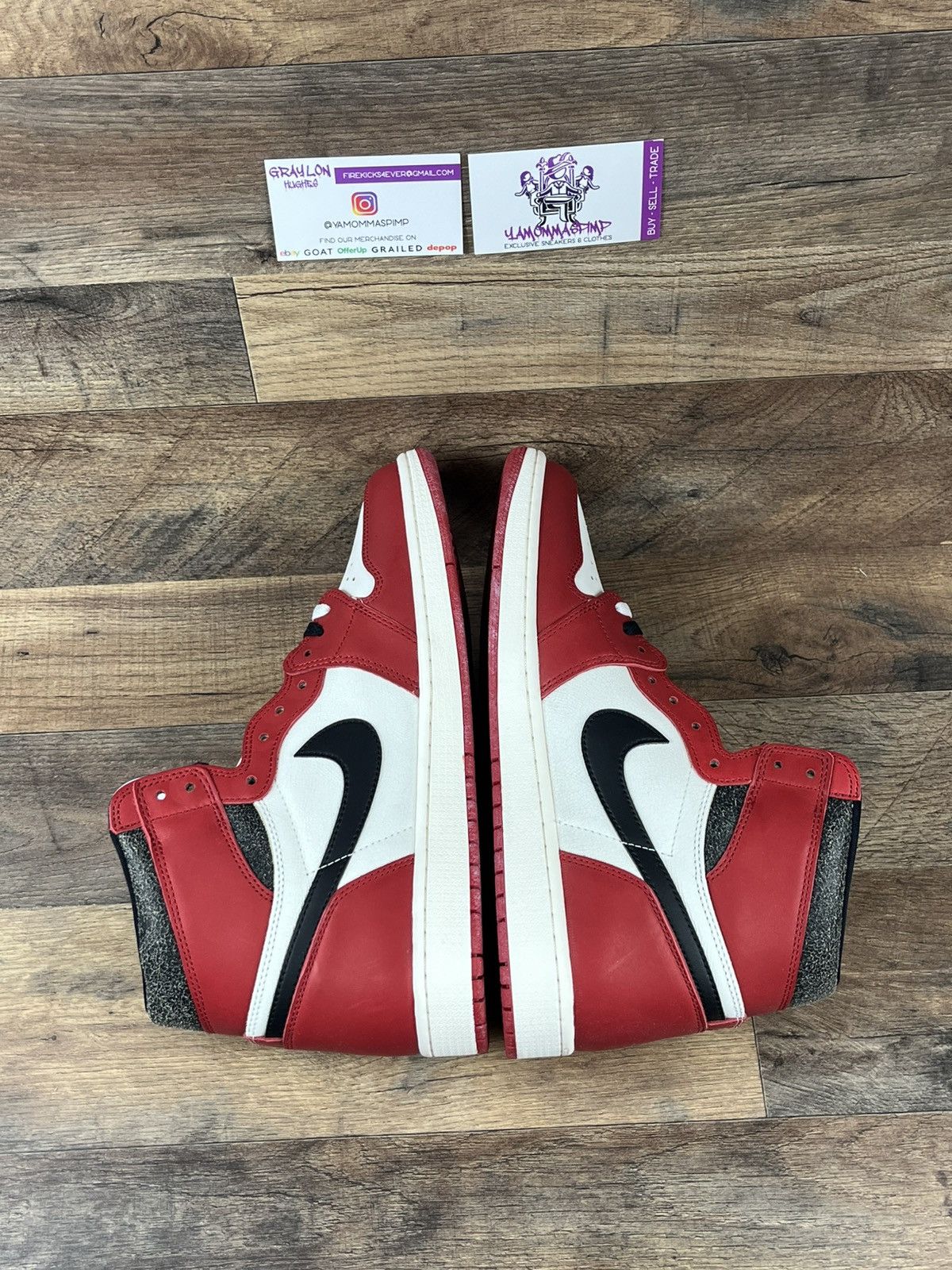 Jordan Brand Air Jordan 1 Retro High OG Chicago Lost & Found Size US 12 / EU 45 - 6 Thumbnail