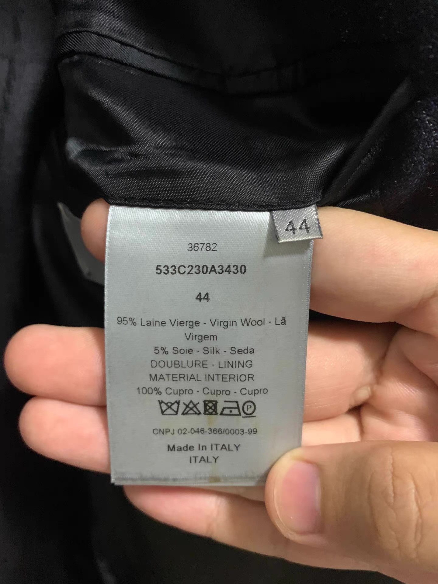 Dior Dior Homme 16SS Multi-Pocket Blazer Q12 Size 46R - 4 Thumbnail