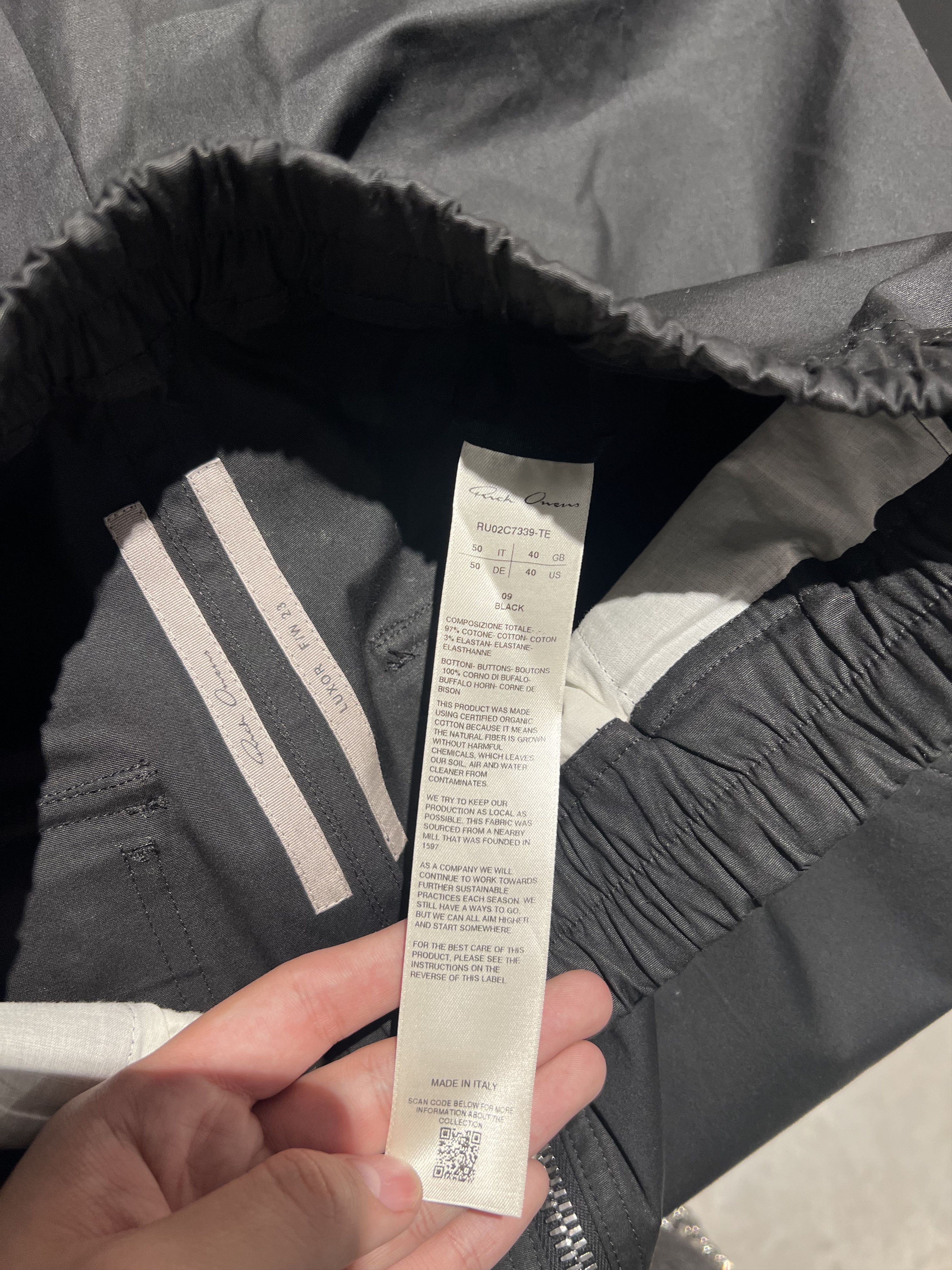 Rick Owens × Rick Owens Drkshdw Rick Owens Bela Cargos Size US 32 / EU 48 - 4 Thumbnail