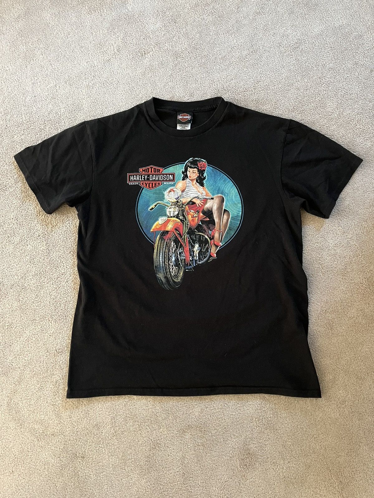 Vintage Harley Davidson “Fort Bragg” Graphic Tee
