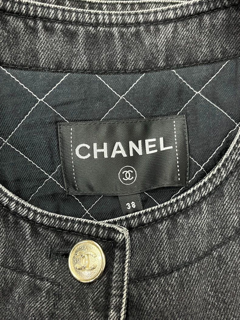 Chanel chanel Denim four-pocket cotton jacket Size XS / US 0-2 / IT 36-38 - 4 Thumbnail