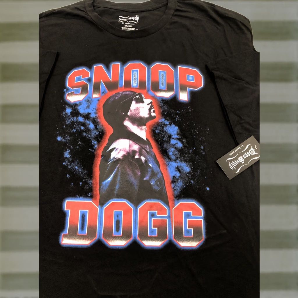 Vintage Snoop Dogg Graphic T-Shirt - Black 2XL Crew Neck Short Sleeve Tee Men Regular Fit Cotton Knit Graphic Print Dogs Supply 2020s Size US XXL / EU 58 / 5 - 1 Thumbnail