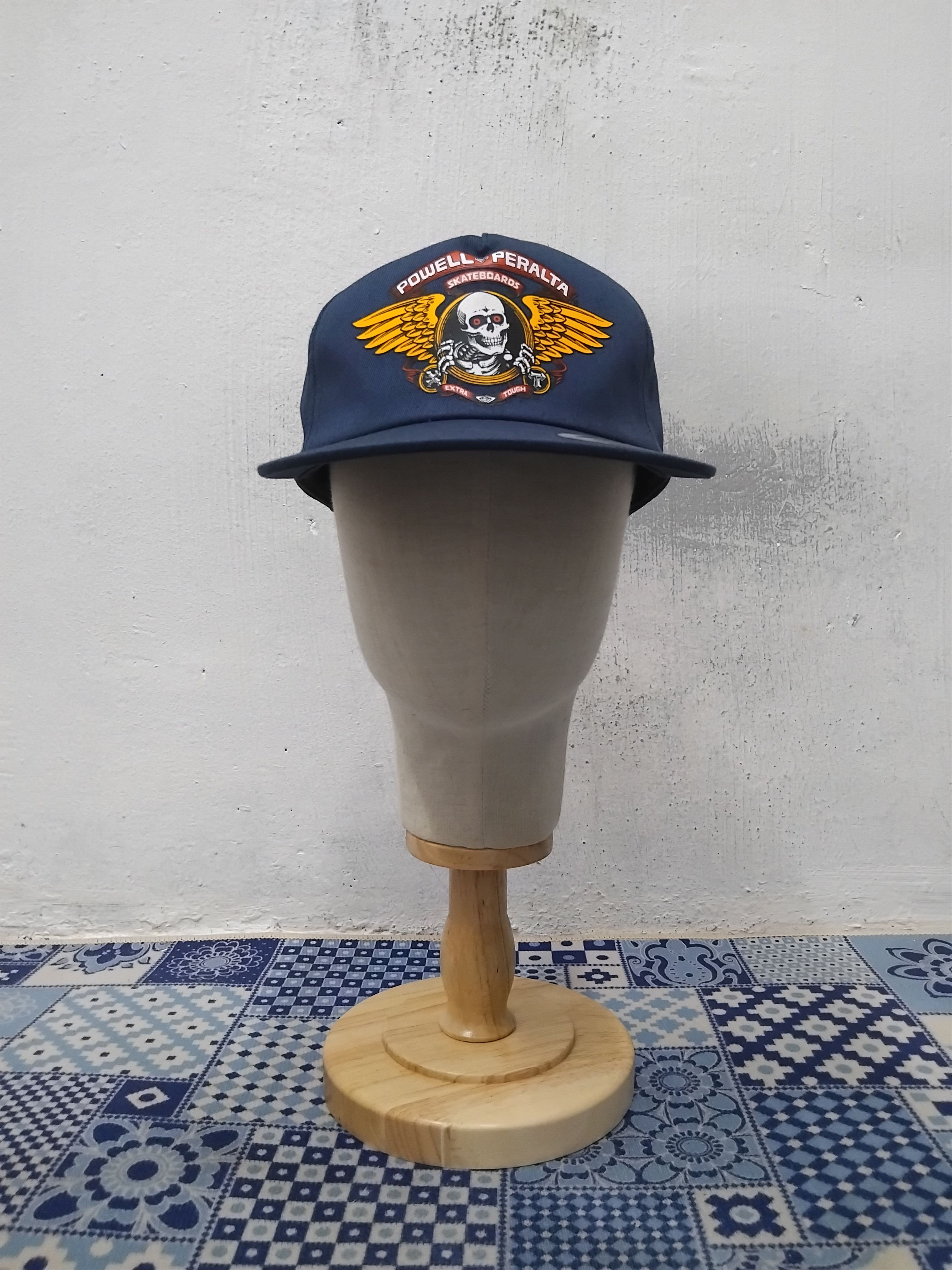 Powell Peralta Powell Peralta Navy Blue skull winged cap Size ONE SIZE - 5 Thumbnail