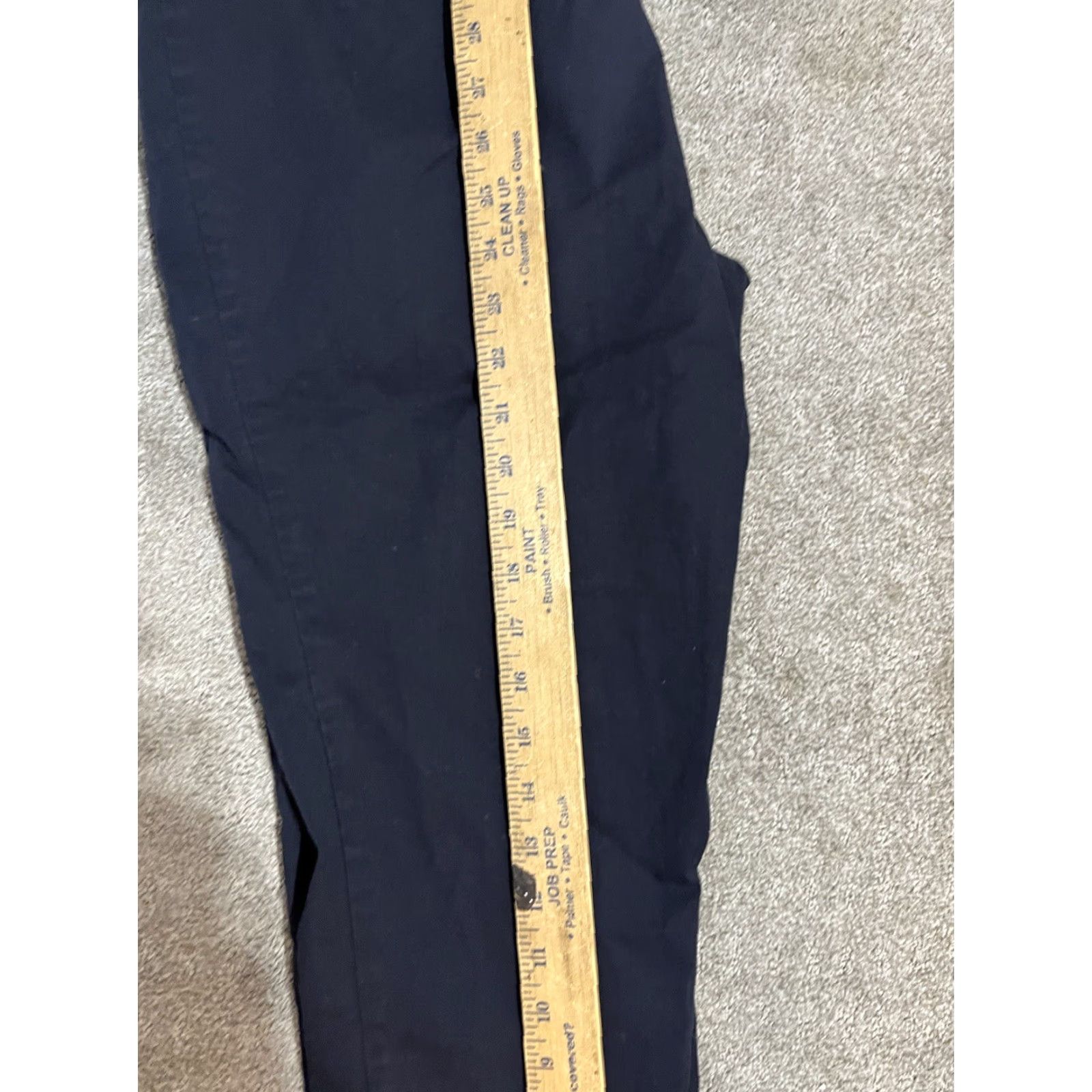 Ann Taylor Ann Taylor Loft Pants Adult 8 Blue Twill Stretch Cropped Classic Preppy Business Casual Womens Size 30" / US 8 / IT 44 - 6 Thumbnail