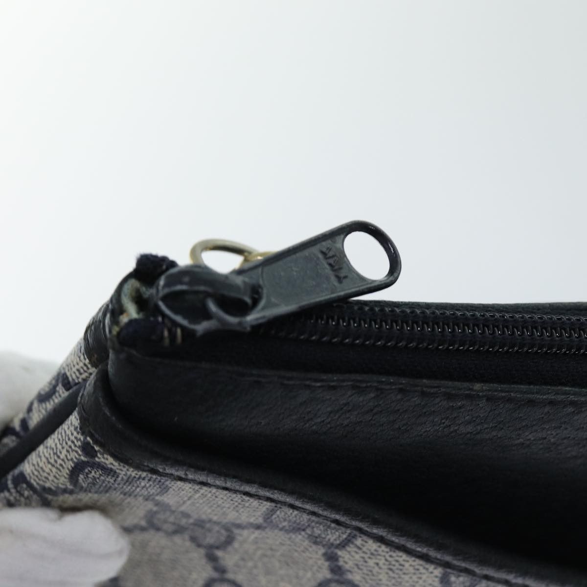 Gucci GUCCI GG Supreme Sherry Line Shoulder Bag Pvc Navy Red 39 Size ONE SIZE - 9 Thumbnail