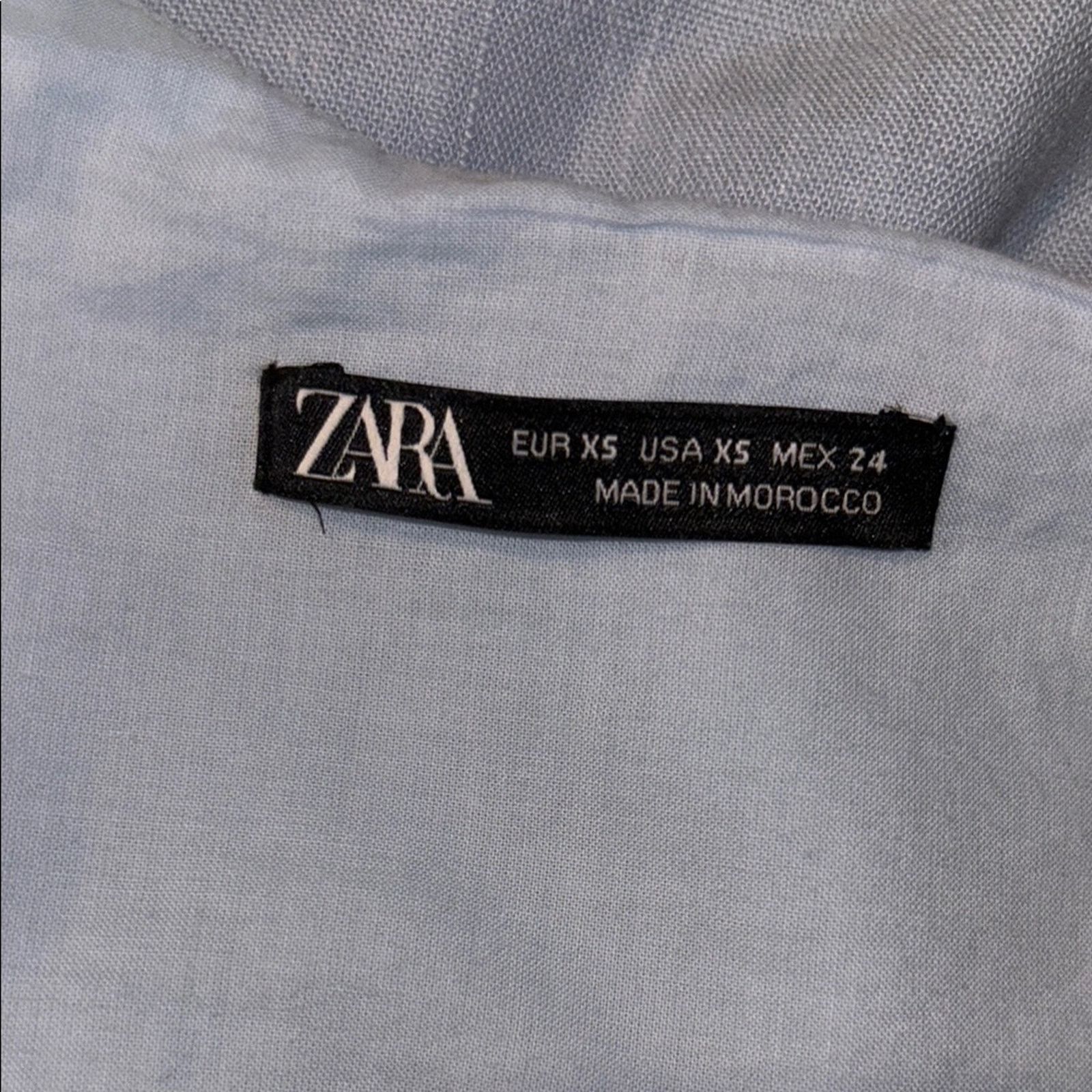 Zara Zara One-Shoulder Light Blue Top - XS Size XS / US 0-2 / IT 36-38 - 6 Thumbnail
