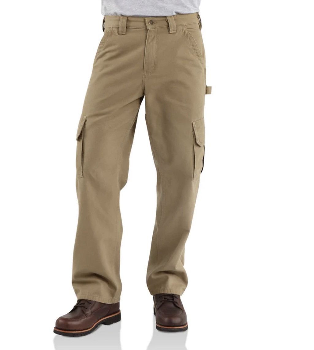 Carhartt Carhartt CANVAS CARGO PANT Sz 38/32 Size US 38 / EU 54 - 1 Thumbnail
