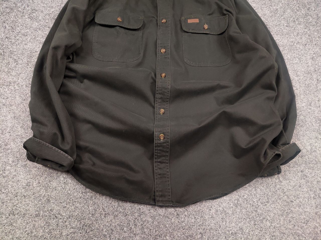 Carhartt Vintage 90's Carhartt Canvas Baggy Button Shirt USA Style Size US L / EU 52-54 / 3 - 5 Thumbnail