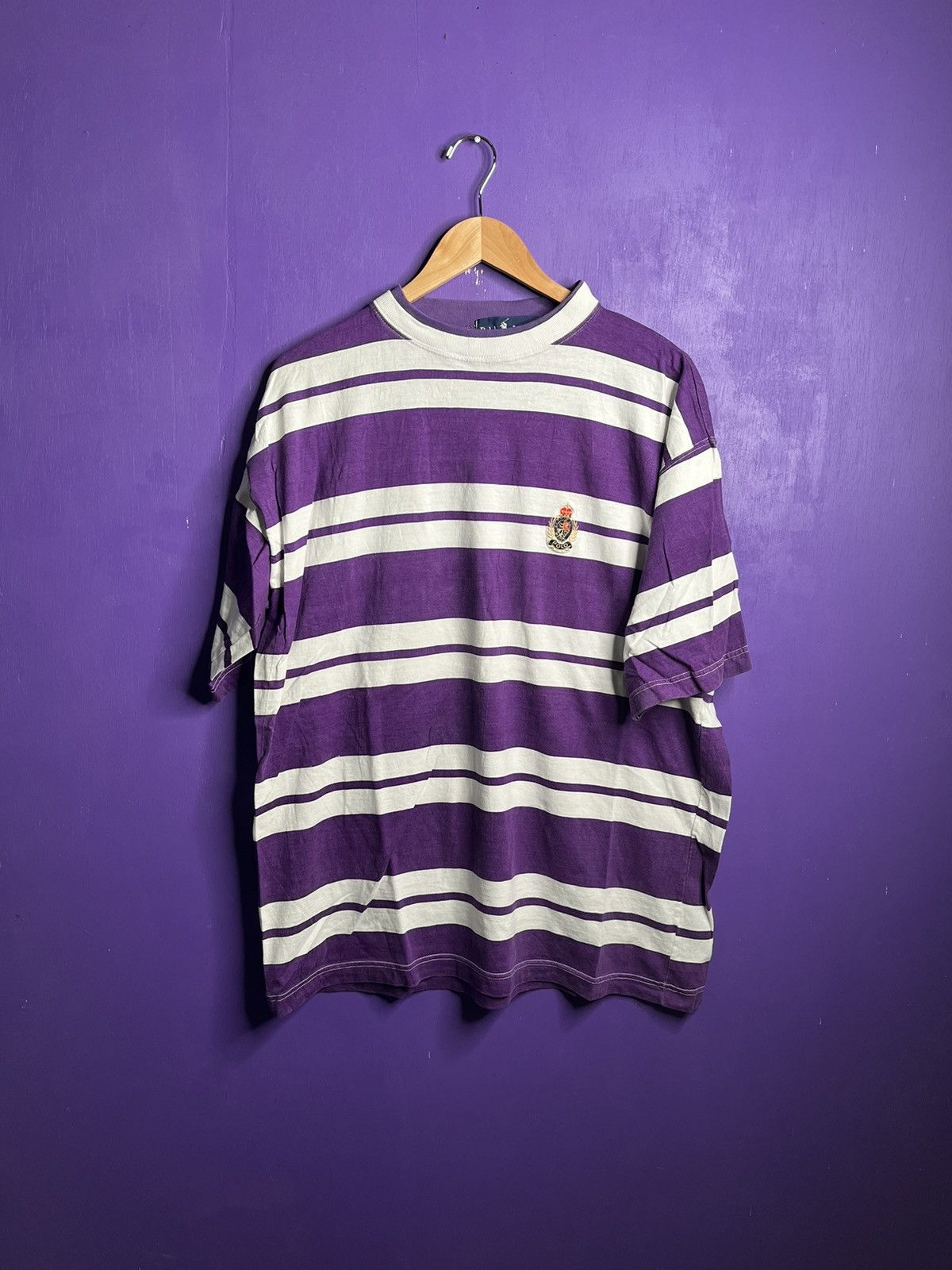 Vintage 90s Polo Ralph Lauren striped tee