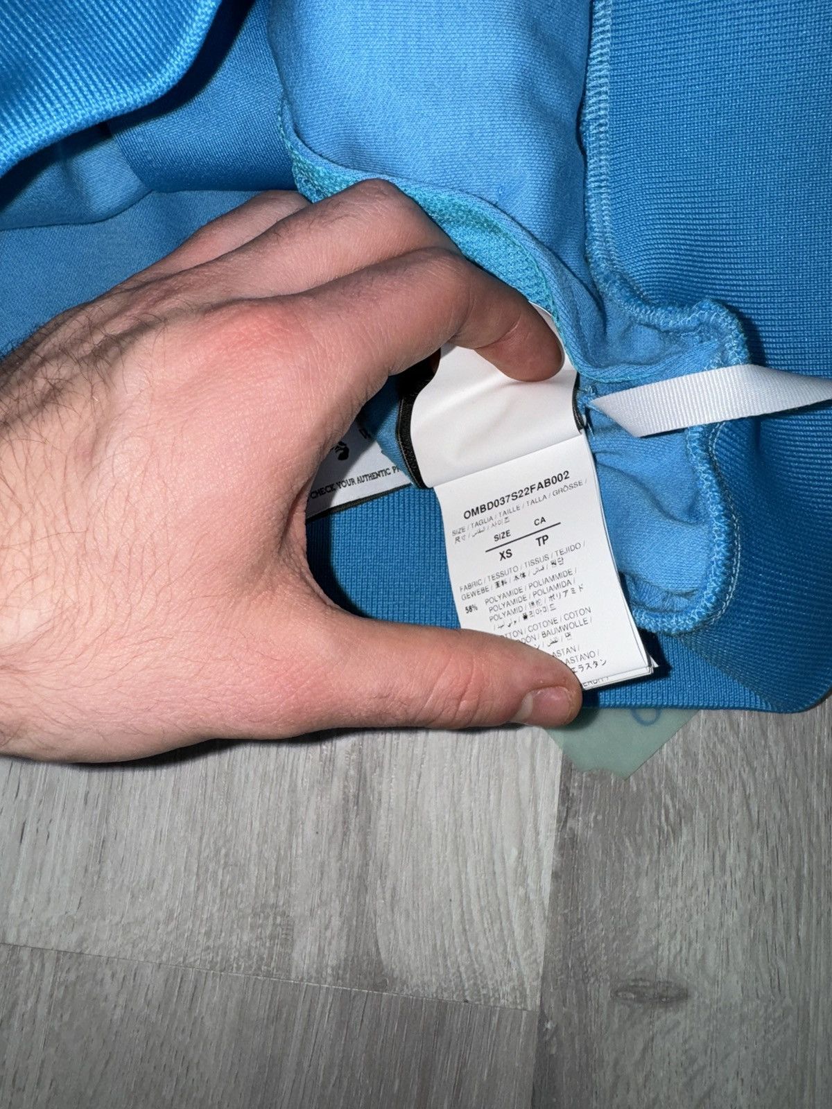 Off-White Off white single arrow track jacket blue Size US XS / EU 42 / 0 - 7 Thumbnail