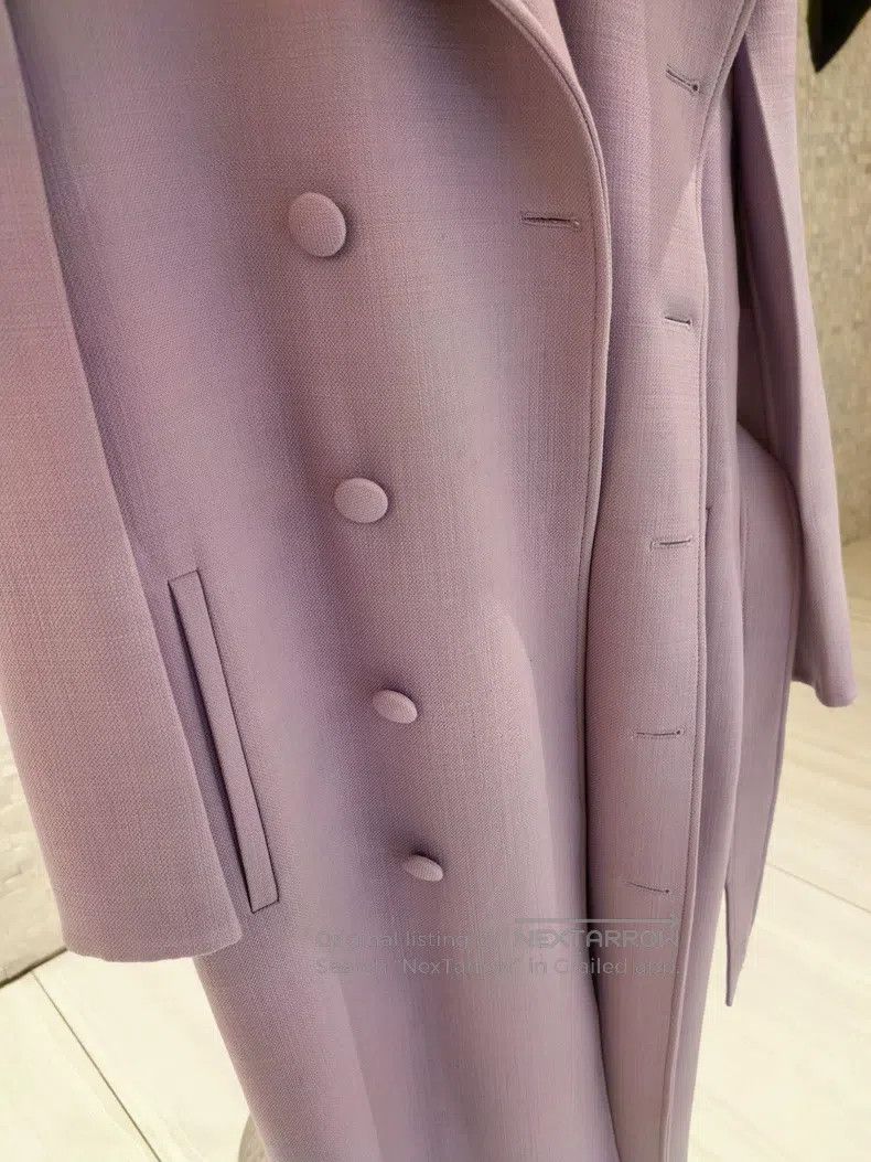 Jil Sander Jil Sander Lavender Purple Coat Size S / US 4 / IT 40 - 7 Thumbnail