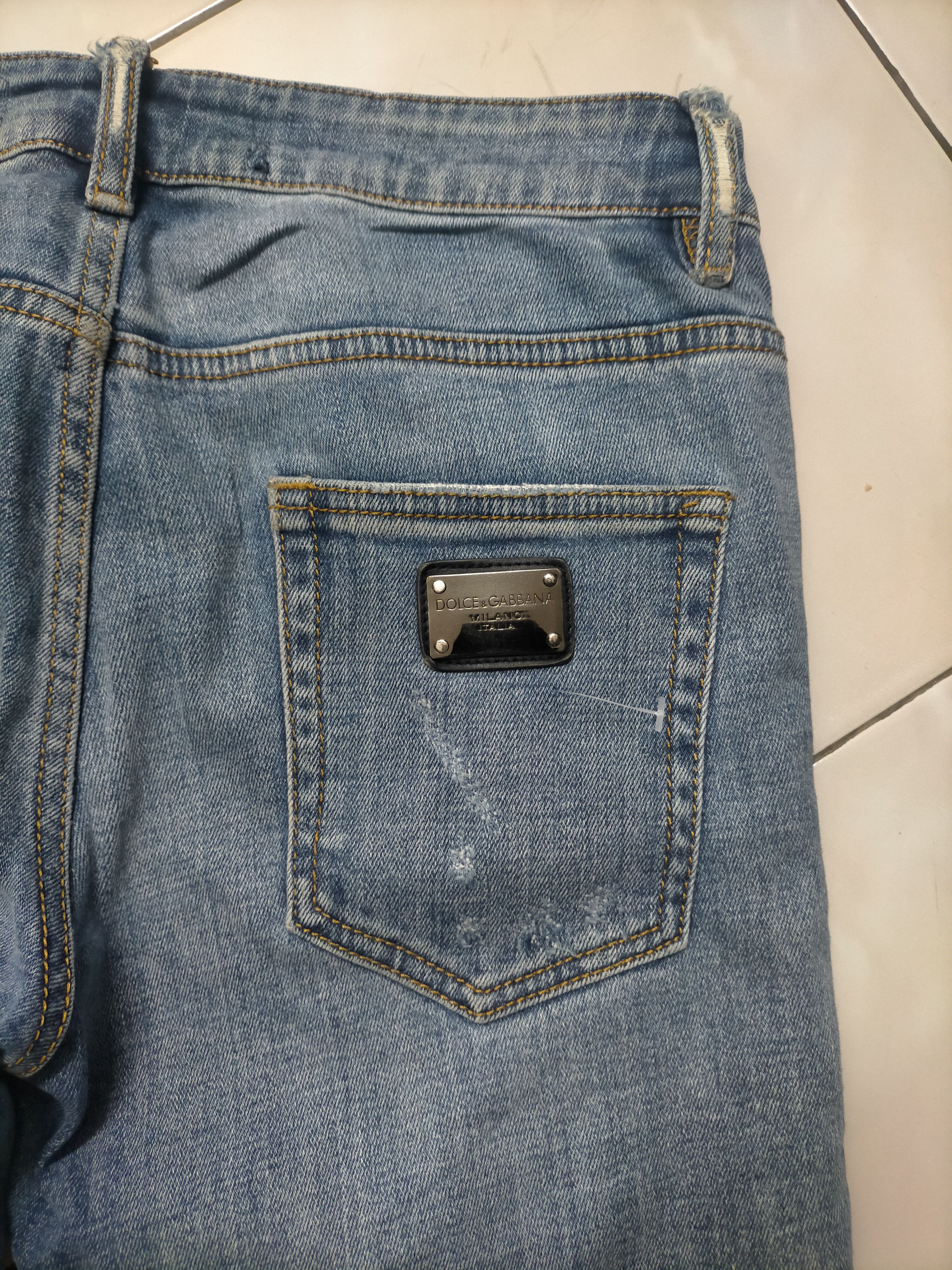 Dolce & Gabbana 🔥Dolce & Gabbana Skinny Stretch Distressed Jeans Size US 30 / EU 46 - 6 Thumbnail