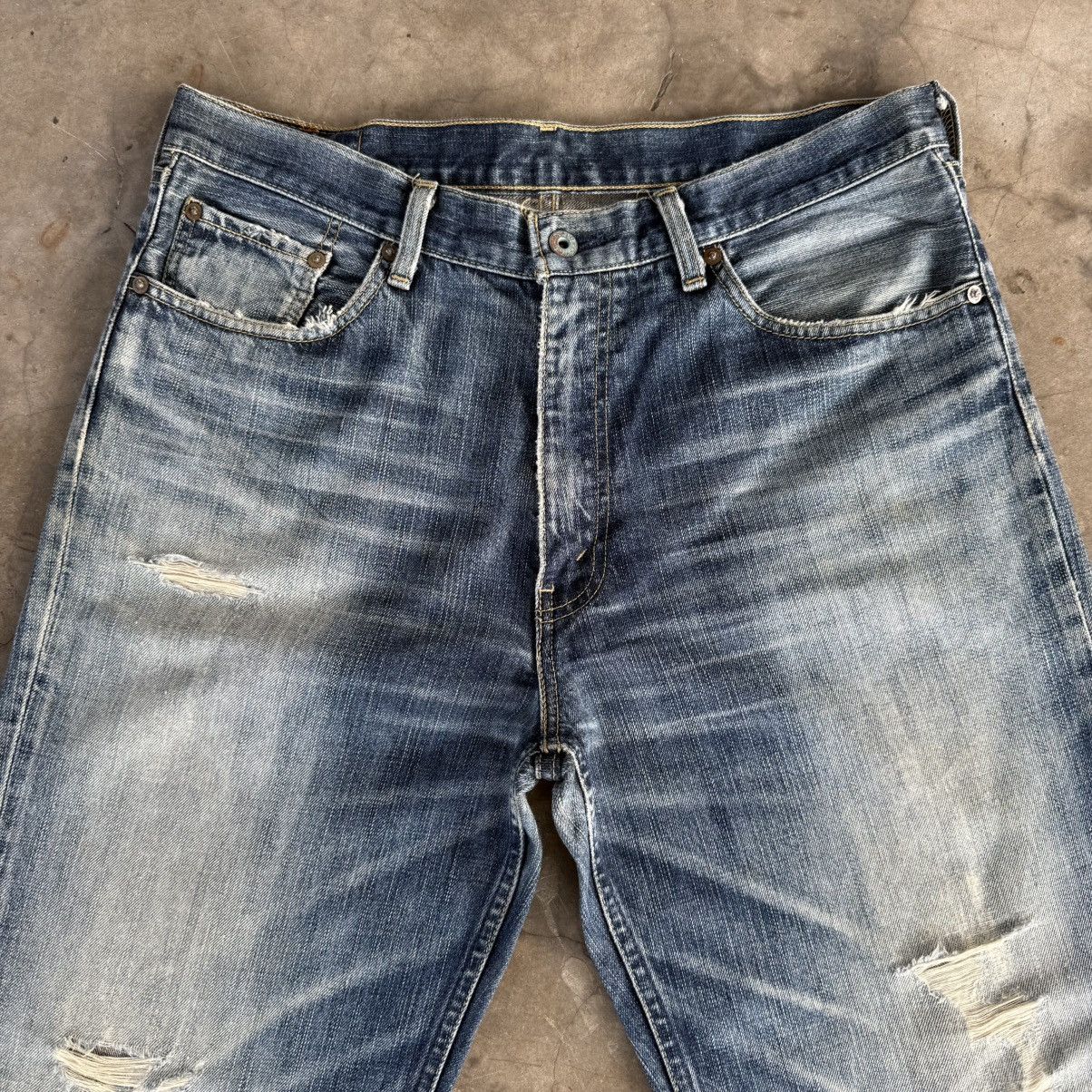 Levi's Vintage Clothing W36x28 Vintage Levi's 502 Faded Mud Washer Denim Jean Pants Size US 36 / EU 52 - 3 Thumbnail